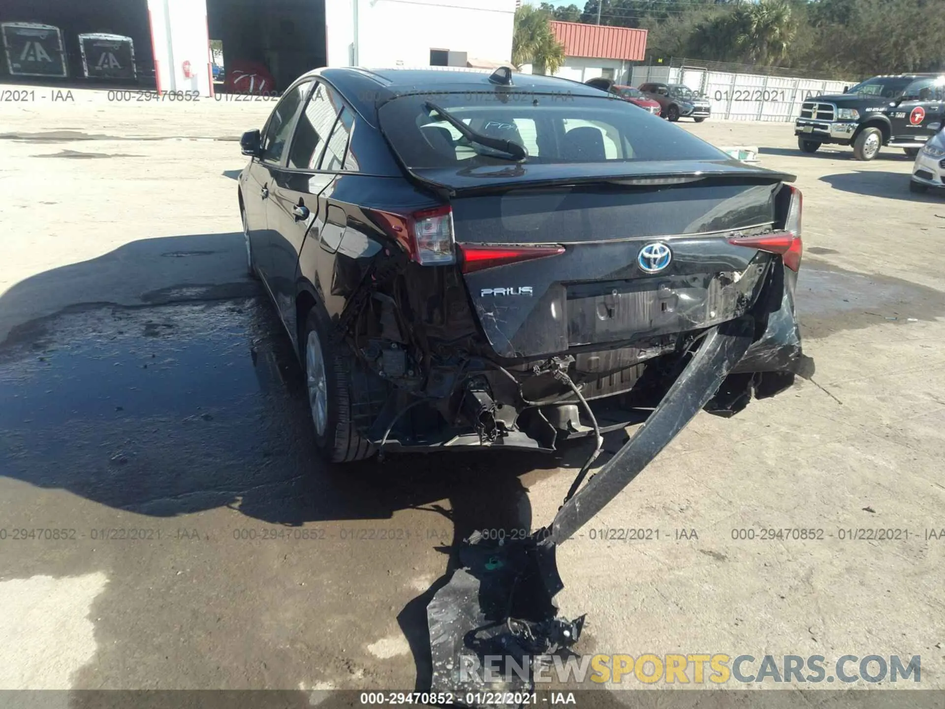 6 Photograph of a damaged car JTDKARFU5L3104300 TOYOTA PRIUS 2020