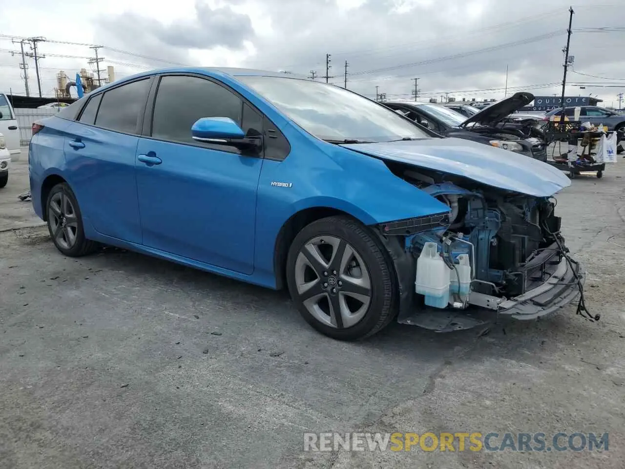 4 Фотография поврежденного автомобиля JTDKARFU5L3104913 TOYOTA PRIUS 2020