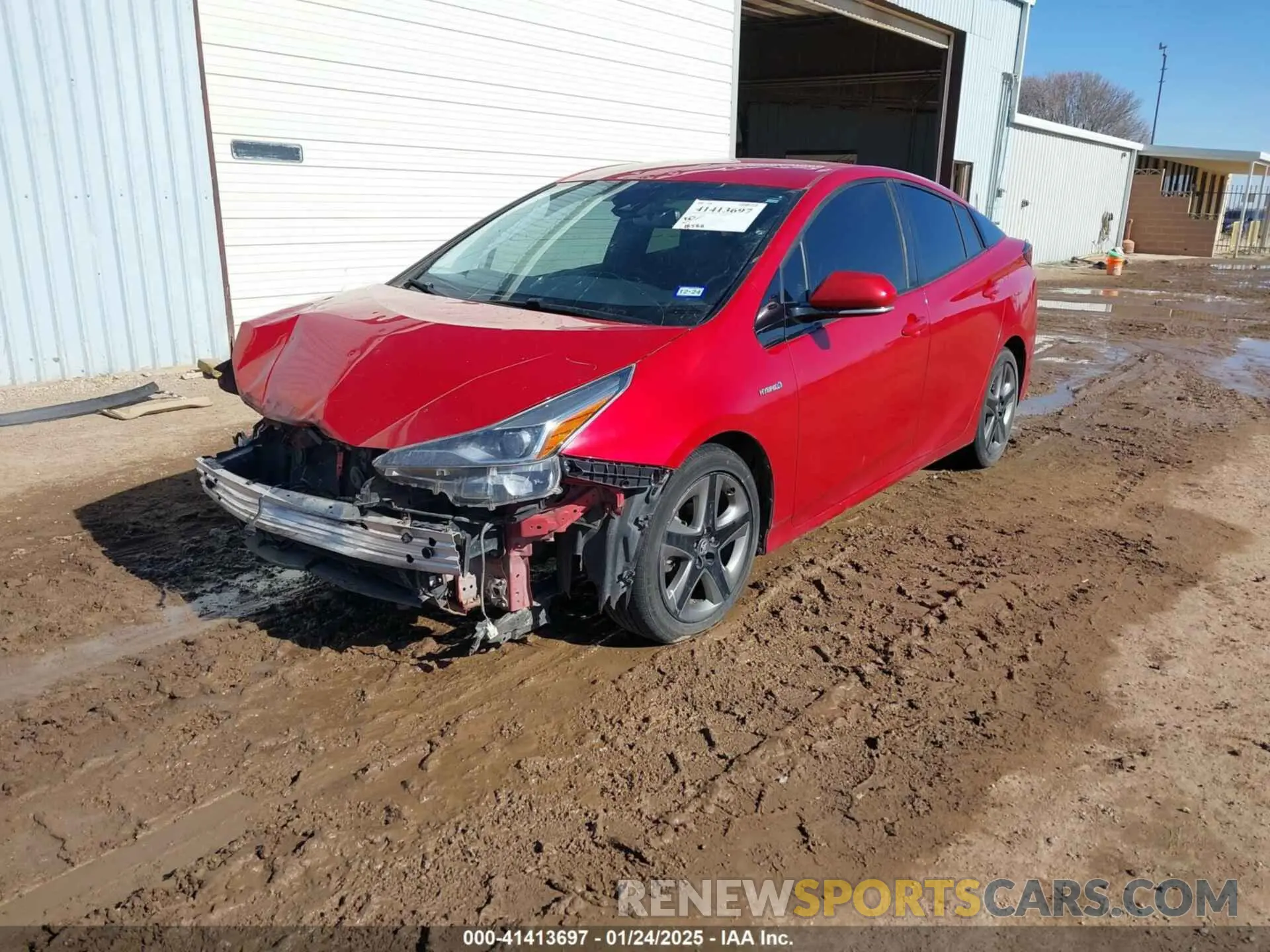 2 Фотография поврежденного автомобиля JTDKARFU5L3106001 TOYOTA PRIUS 2020