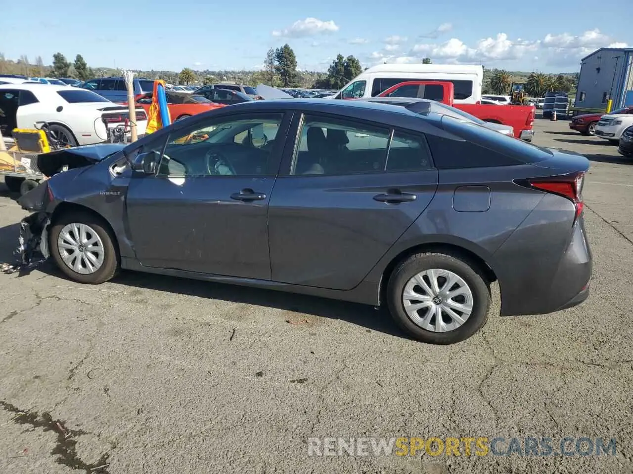 2 Photograph of a damaged car JTDKARFU5L3106421 TOYOTA PRIUS 2020