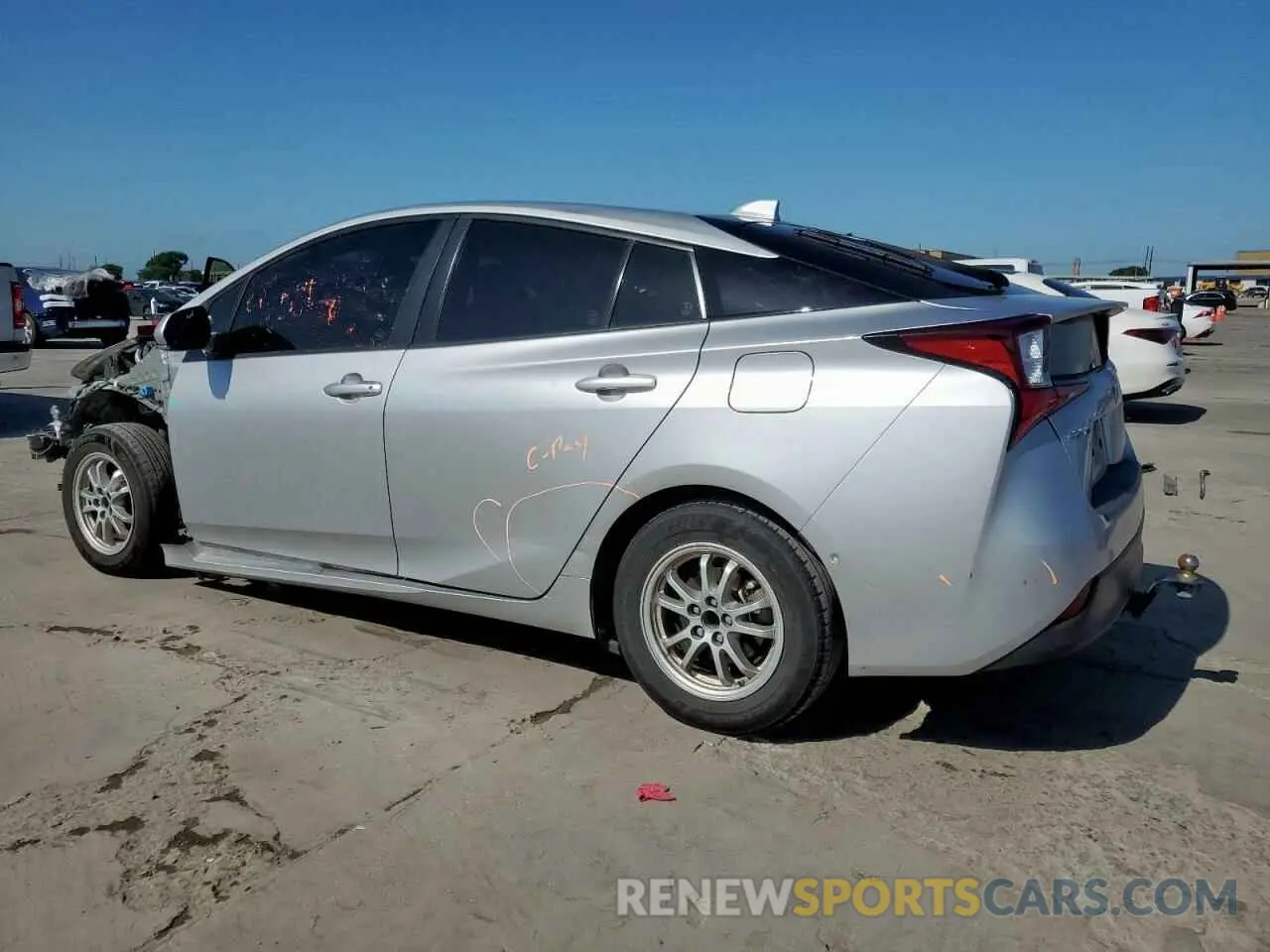 2 Фотография поврежденного автомобиля JTDKARFU5L3113076 TOYOTA PRIUS 2020