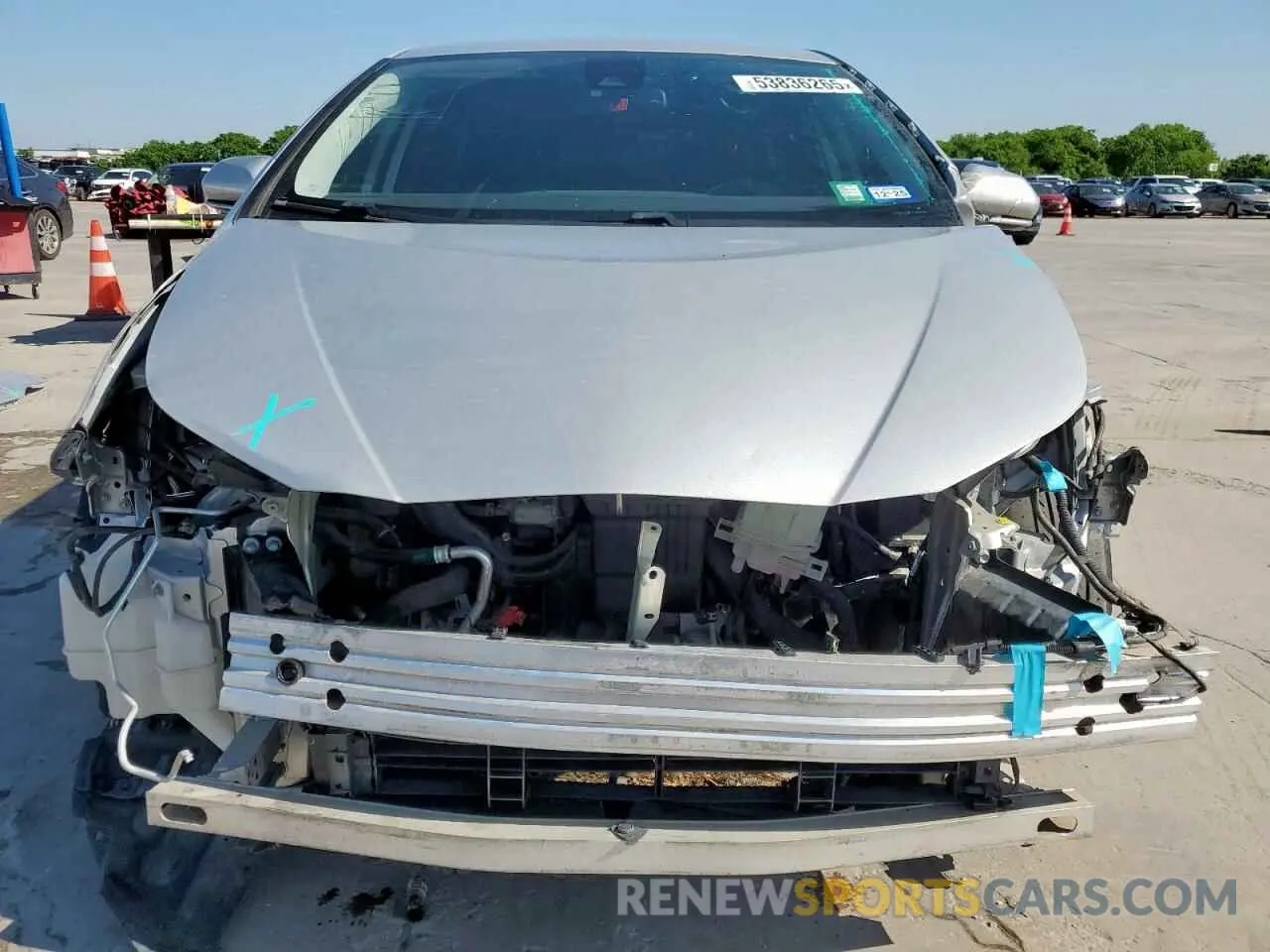 5 Фотография поврежденного автомобиля JTDKARFU5L3113076 TOYOTA PRIUS 2020