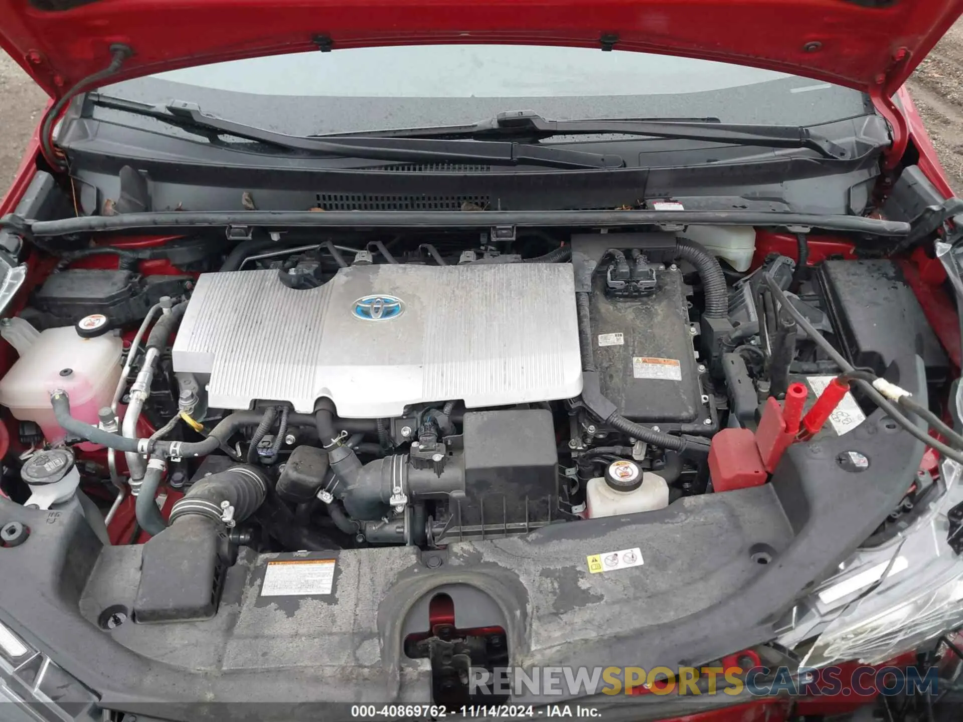 10 Photograph of a damaged car JTDKARFU5L3117452 TOYOTA PRIUS 2020