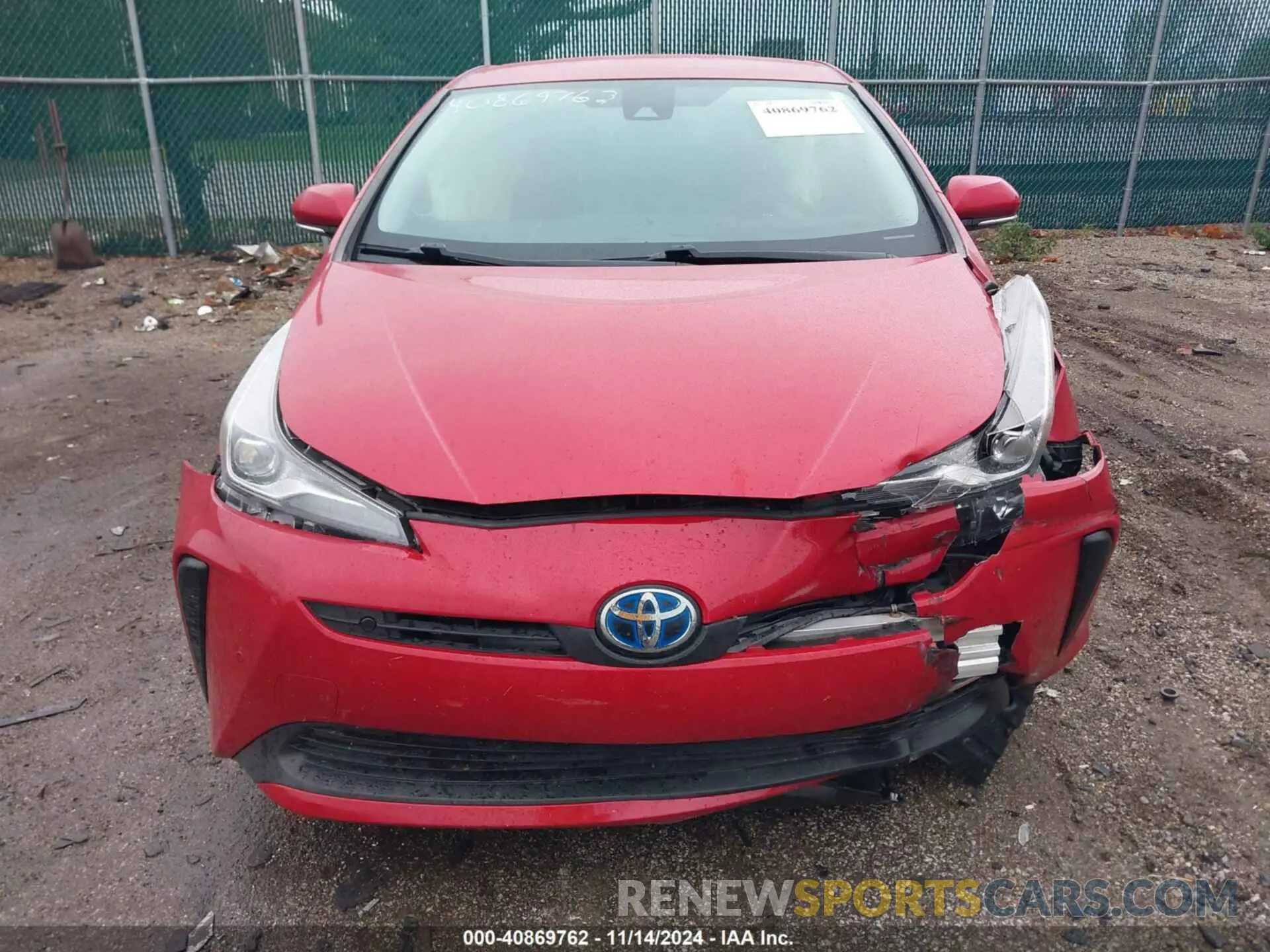12 Photograph of a damaged car JTDKARFU5L3117452 TOYOTA PRIUS 2020