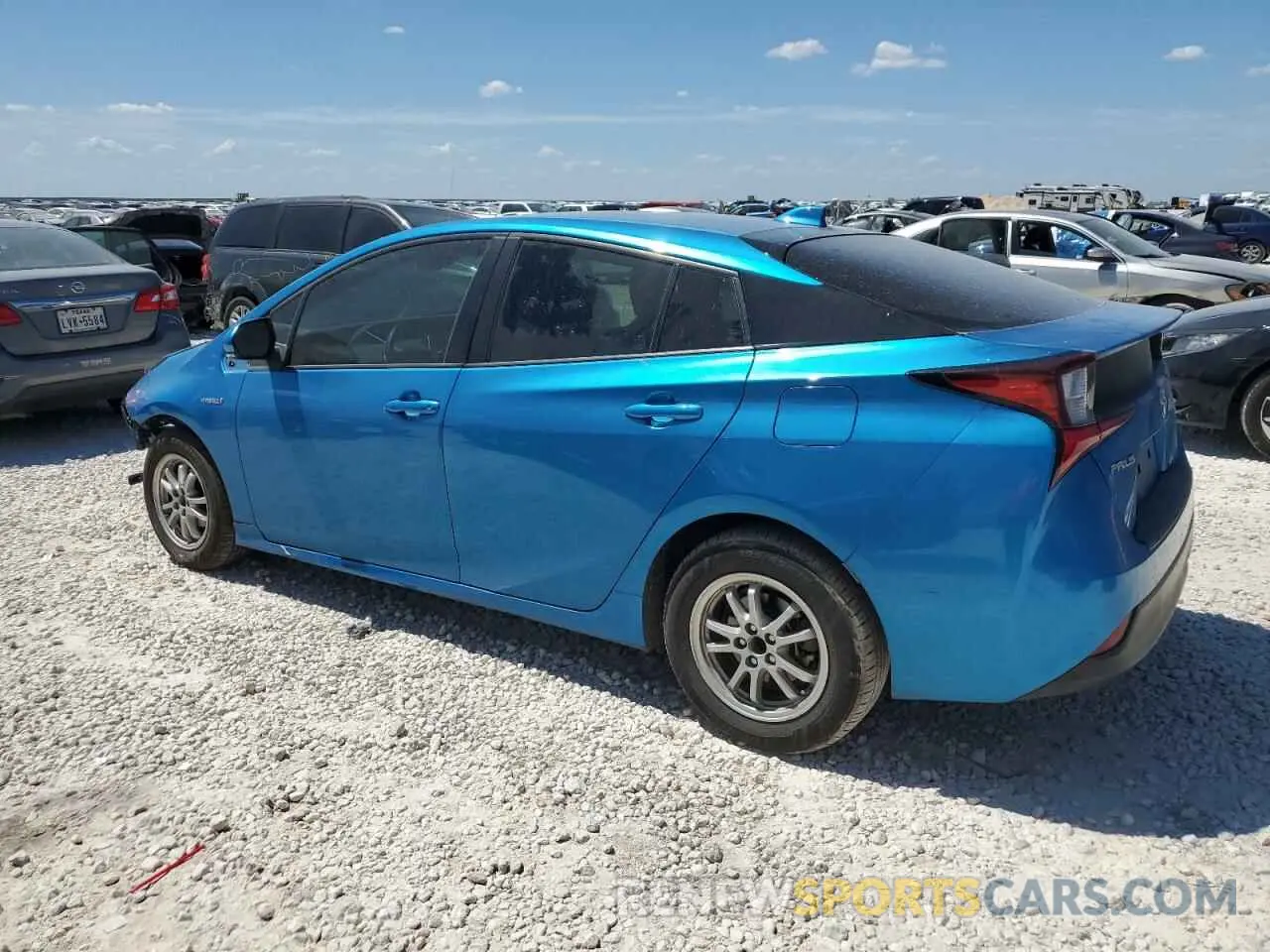 2 Photograph of a damaged car JTDKARFU5L3117659 TOYOTA PRIUS 2020
