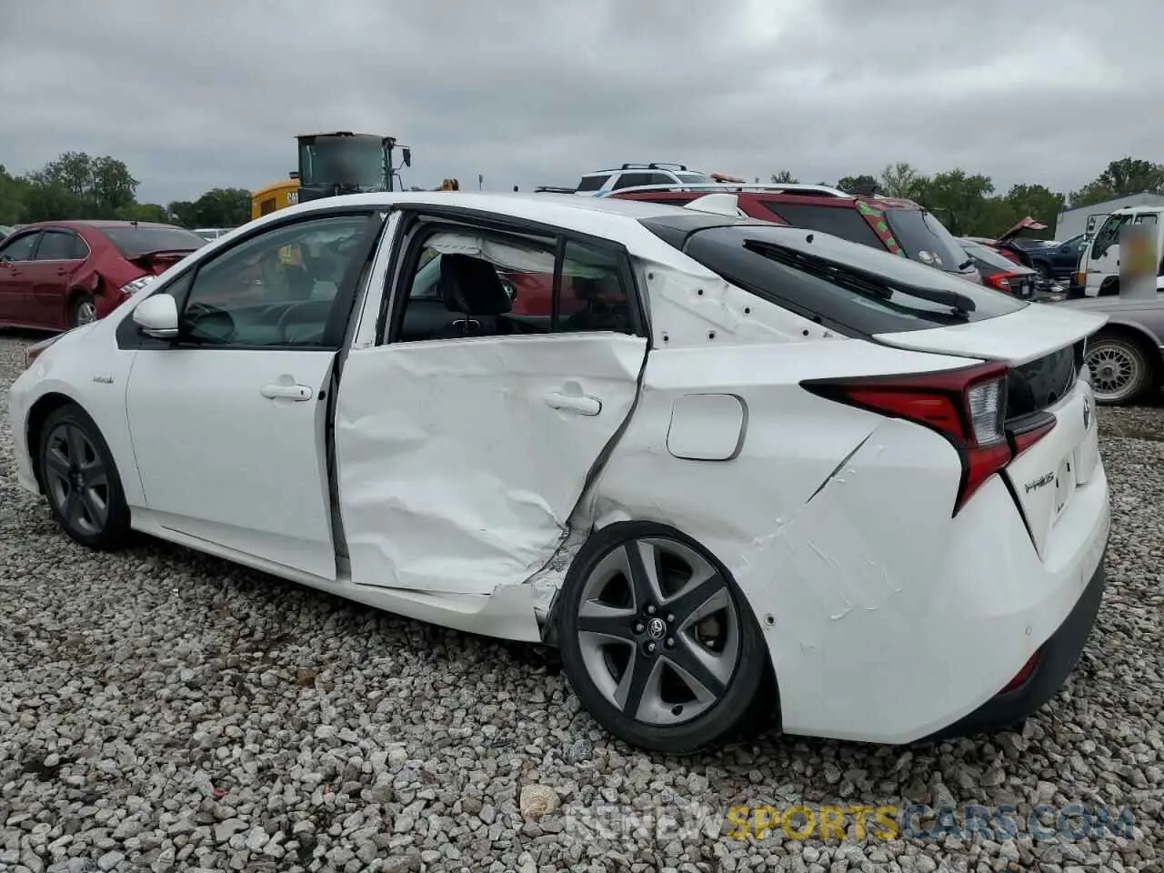 2 Photograph of a damaged car JTDKARFU5L3125230 TOYOTA PRIUS 2020