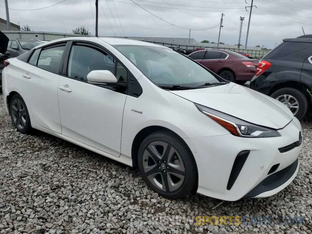 4 Photograph of a damaged car JTDKARFU5L3125230 TOYOTA PRIUS 2020
