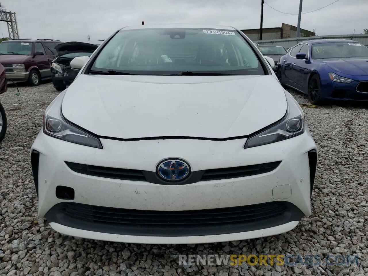 5 Photograph of a damaged car JTDKARFU5L3125230 TOYOTA PRIUS 2020