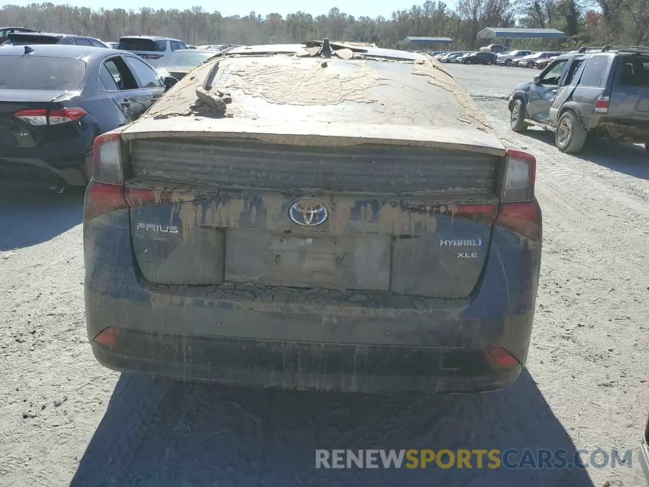 6 Photograph of a damaged car JTDKARFU6L3107092 TOYOTA PRIUS 2020