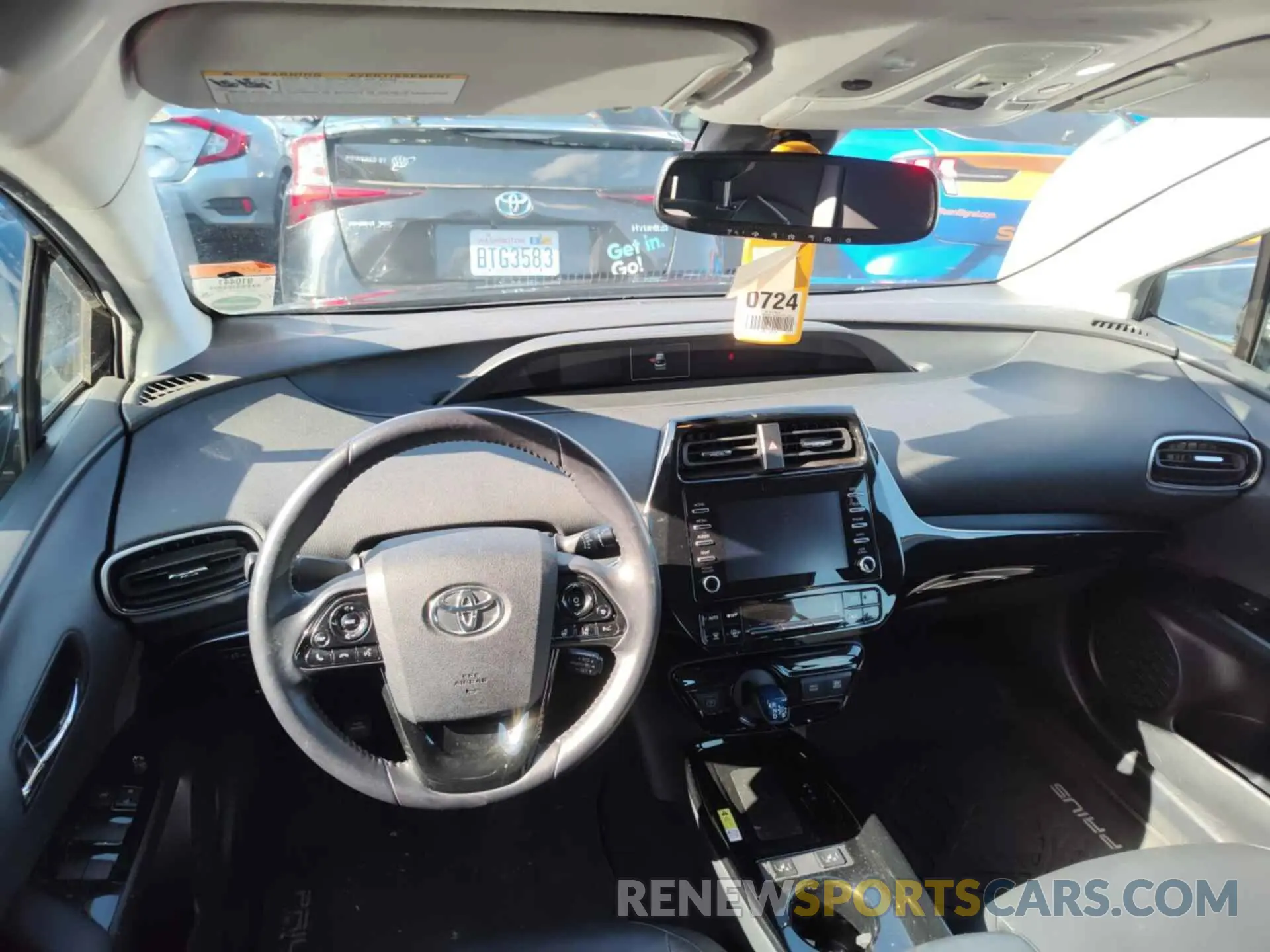 5 Photograph of a damaged car JTDKARFU6L3115595 TOYOTA PRIUS 2020