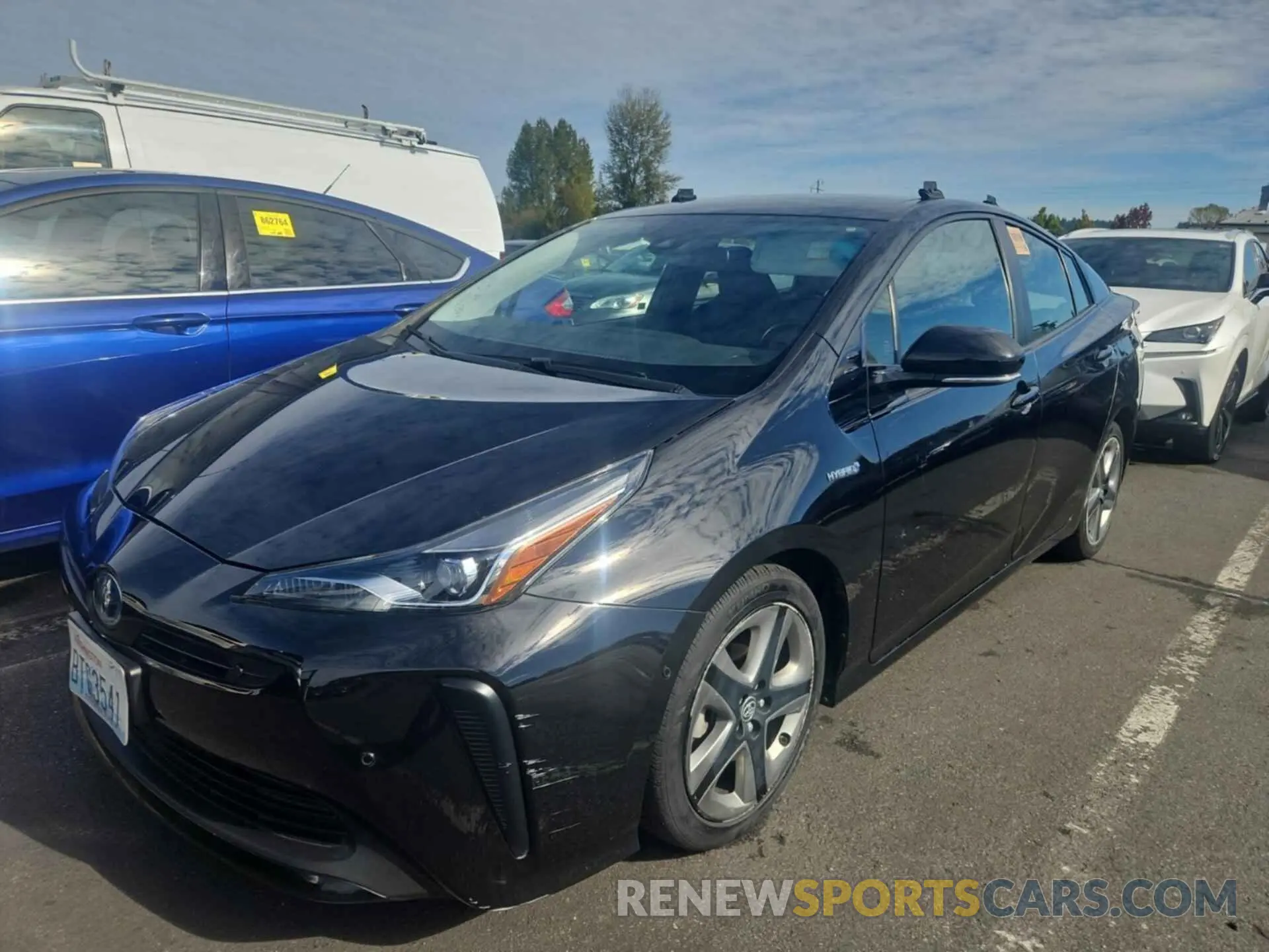 21 Photograph of a damaged car JTDKARFU6L3116360 TOYOTA PRIUS 2020