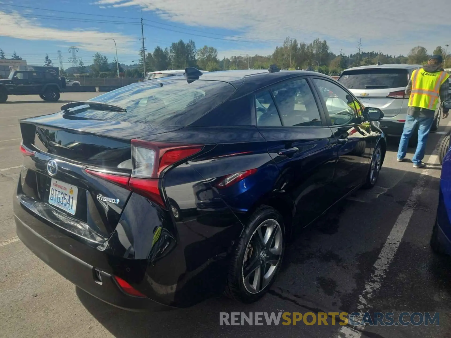 9 Photograph of a damaged car JTDKARFU6L3116360 TOYOTA PRIUS 2020