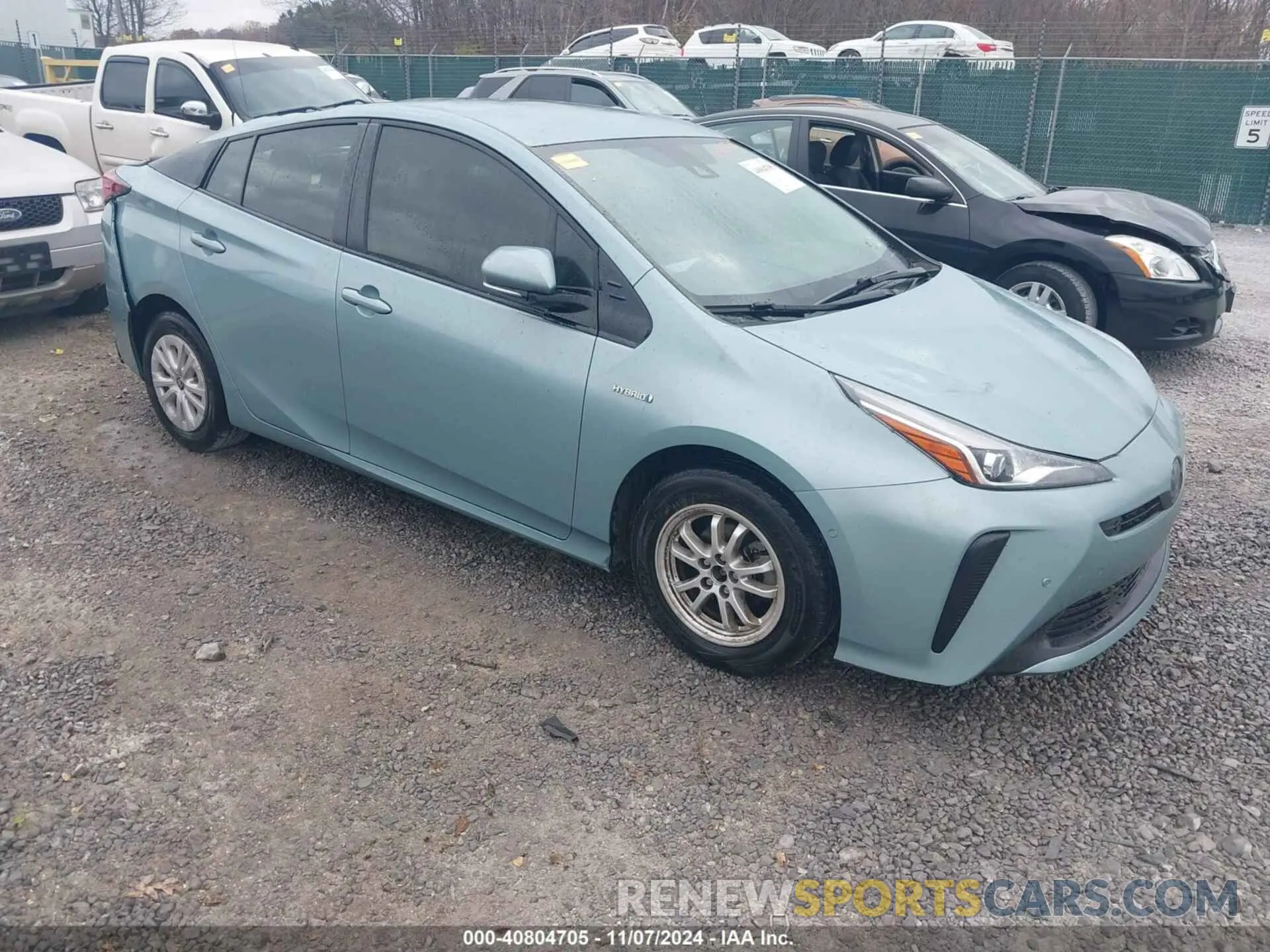 1 Фотография поврежденного автомобиля JTDKARFU6L3118741 TOYOTA PRIUS 2020