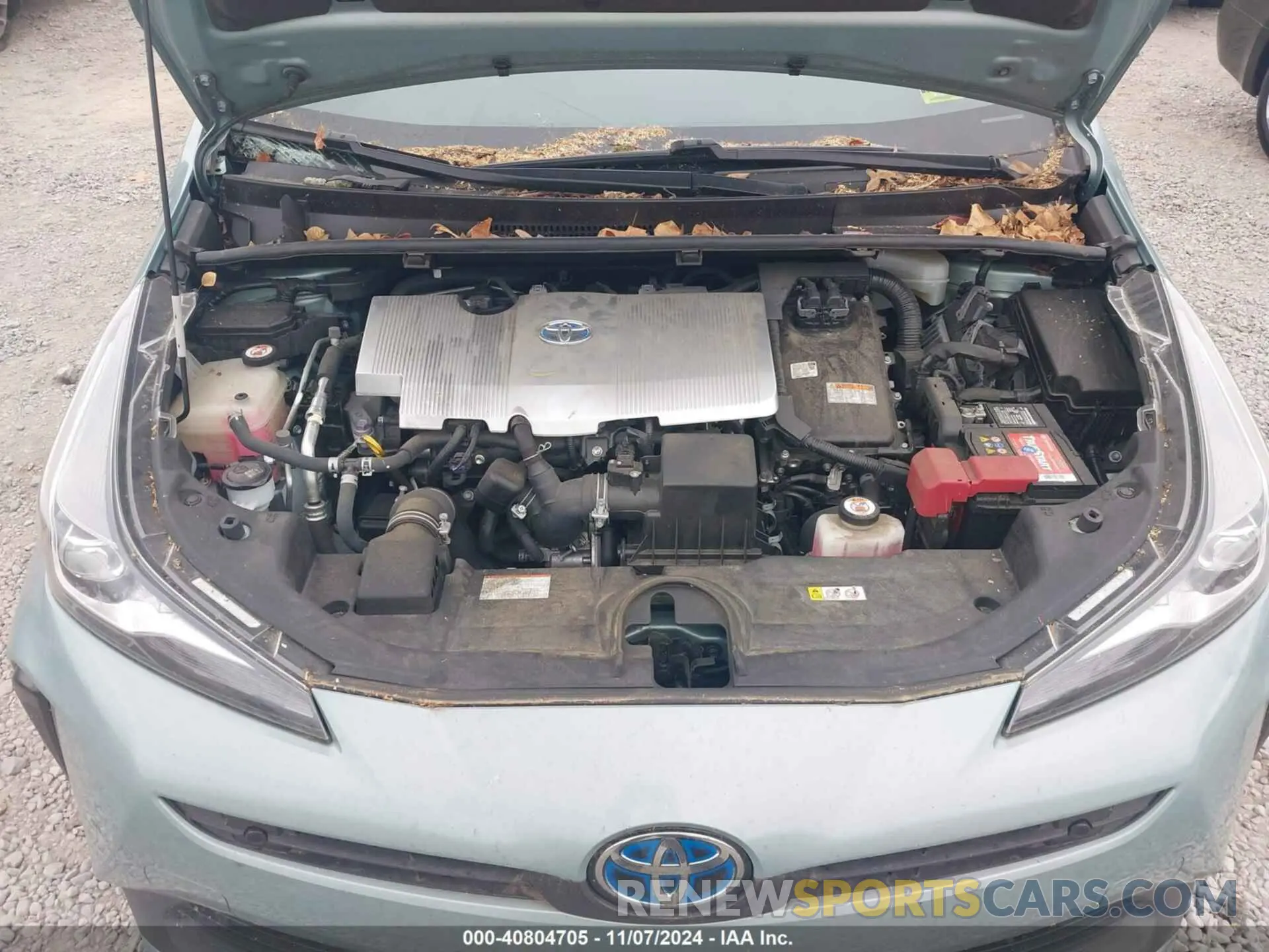 10 Фотография поврежденного автомобиля JTDKARFU6L3118741 TOYOTA PRIUS 2020