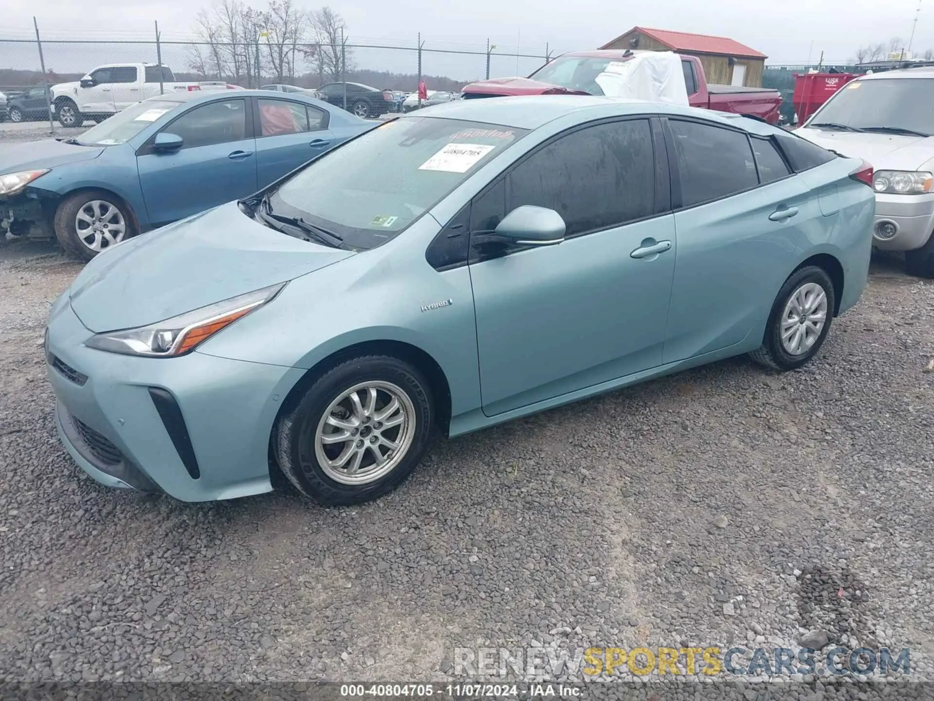 2 Фотография поврежденного автомобиля JTDKARFU6L3118741 TOYOTA PRIUS 2020