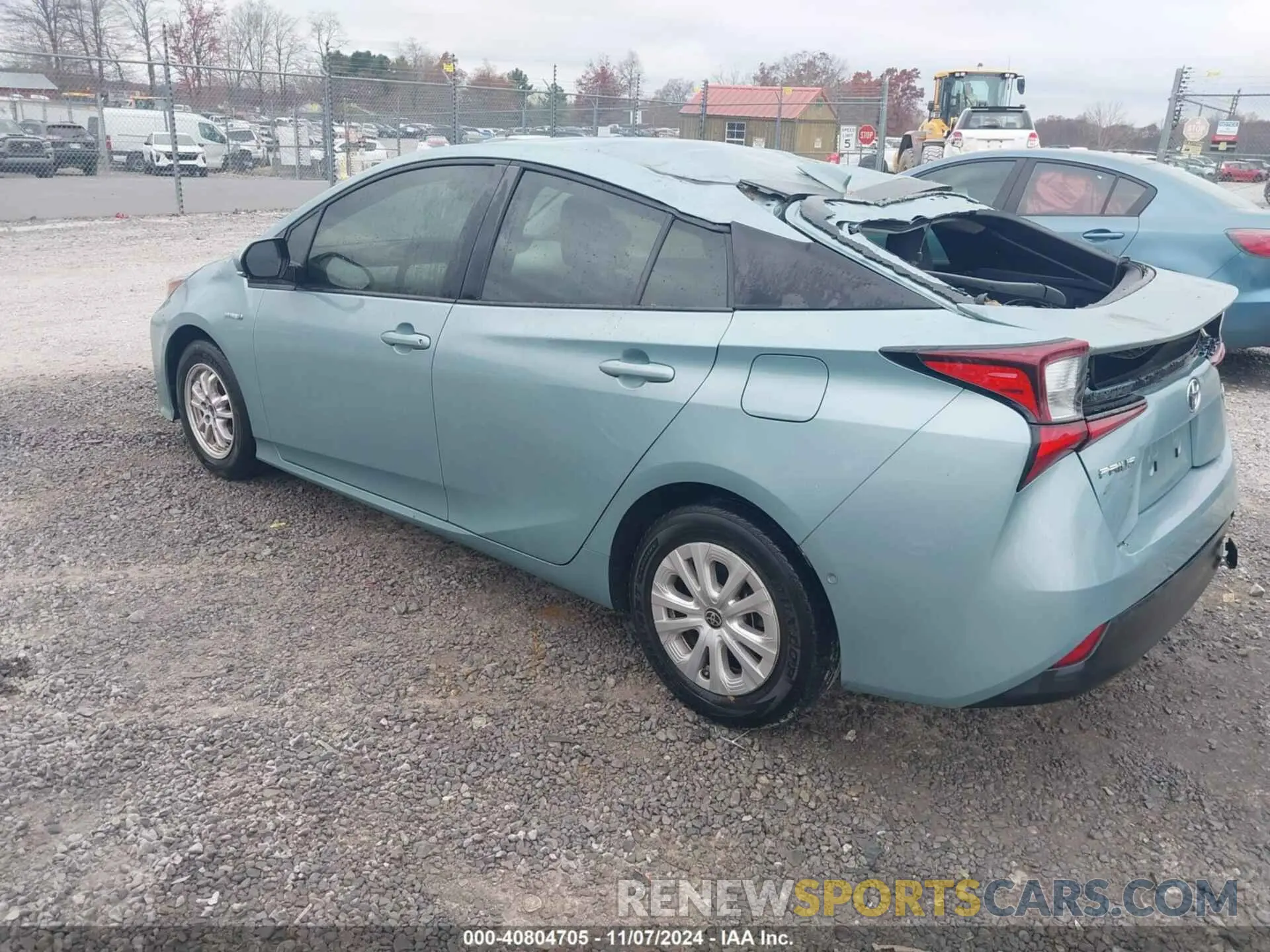 3 Фотография поврежденного автомобиля JTDKARFU6L3118741 TOYOTA PRIUS 2020