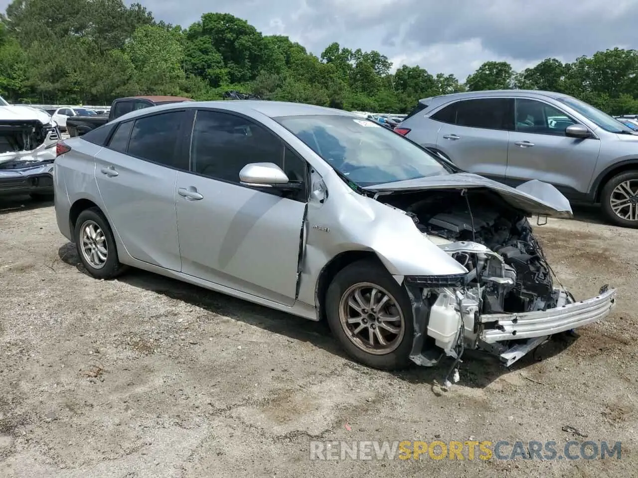 4 Photograph of a damaged car JTDKARFU6L3121896 TOYOTA PRIUS 2020