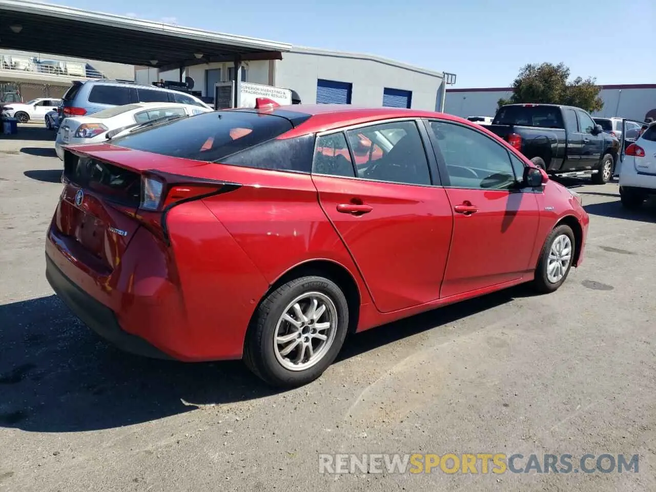 3 Photograph of a damaged car JTDKARFU7L3104671 TOYOTA PRIUS 2020