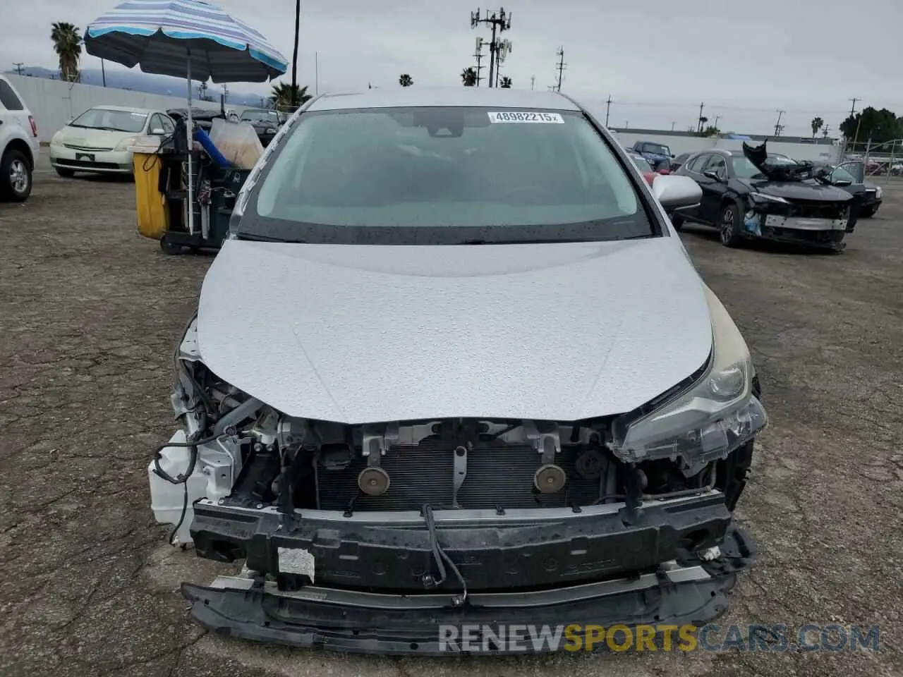 5 Photograph of a damaged car JTDKARFU7L3108641 TOYOTA PRIUS 2020