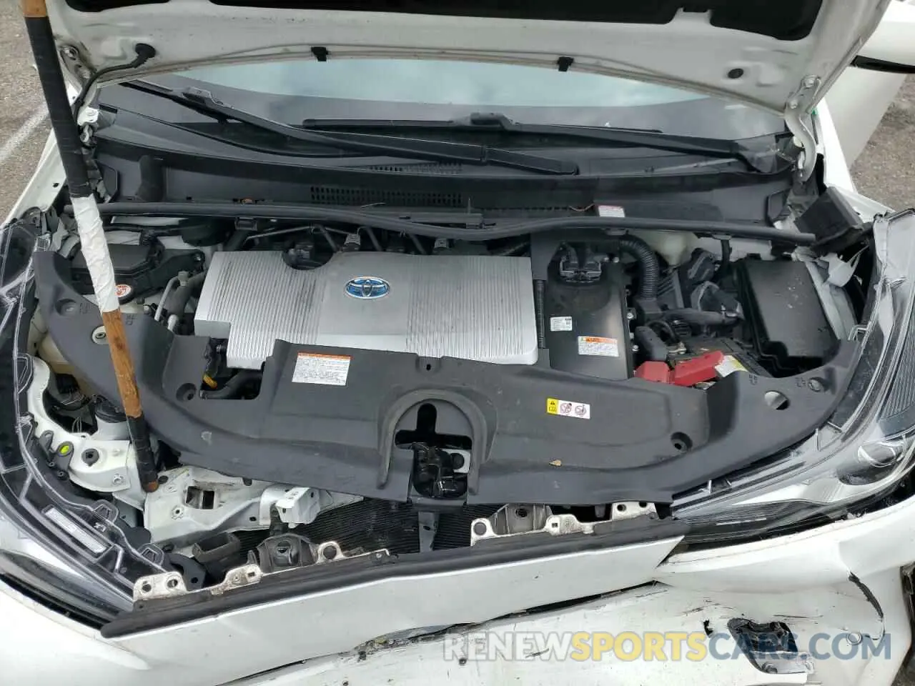11 Фотография поврежденного автомобиля JTDKARFU7L3110860 TOYOTA PRIUS 2020