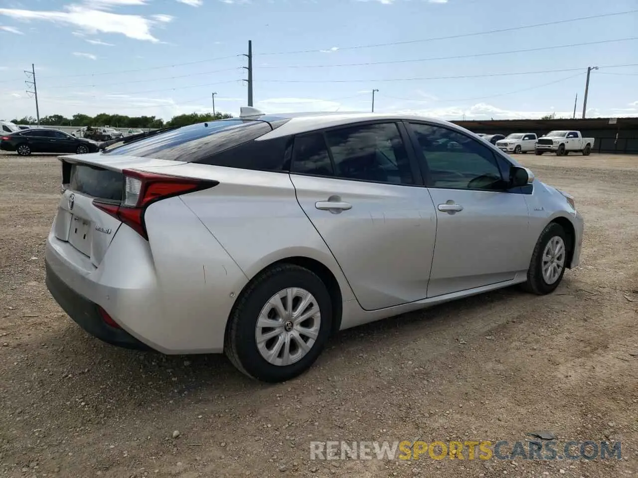 3 Photograph of a damaged car JTDKARFU7L3116934 TOYOTA PRIUS 2020