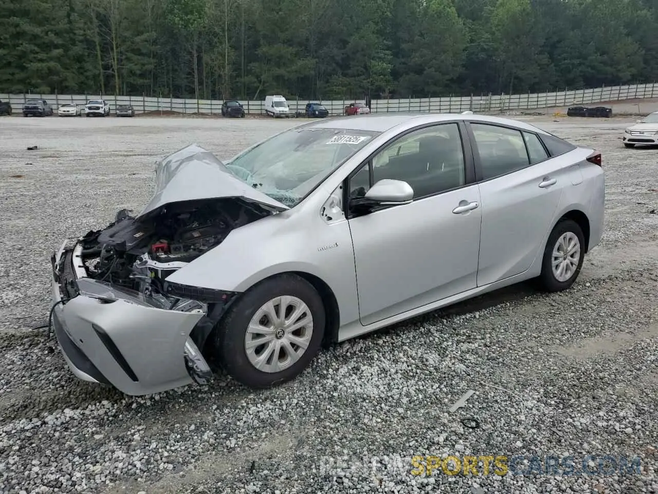 1 Фотография поврежденного автомобиля JTDKARFU7L3118070 TOYOTA PRIUS 2020