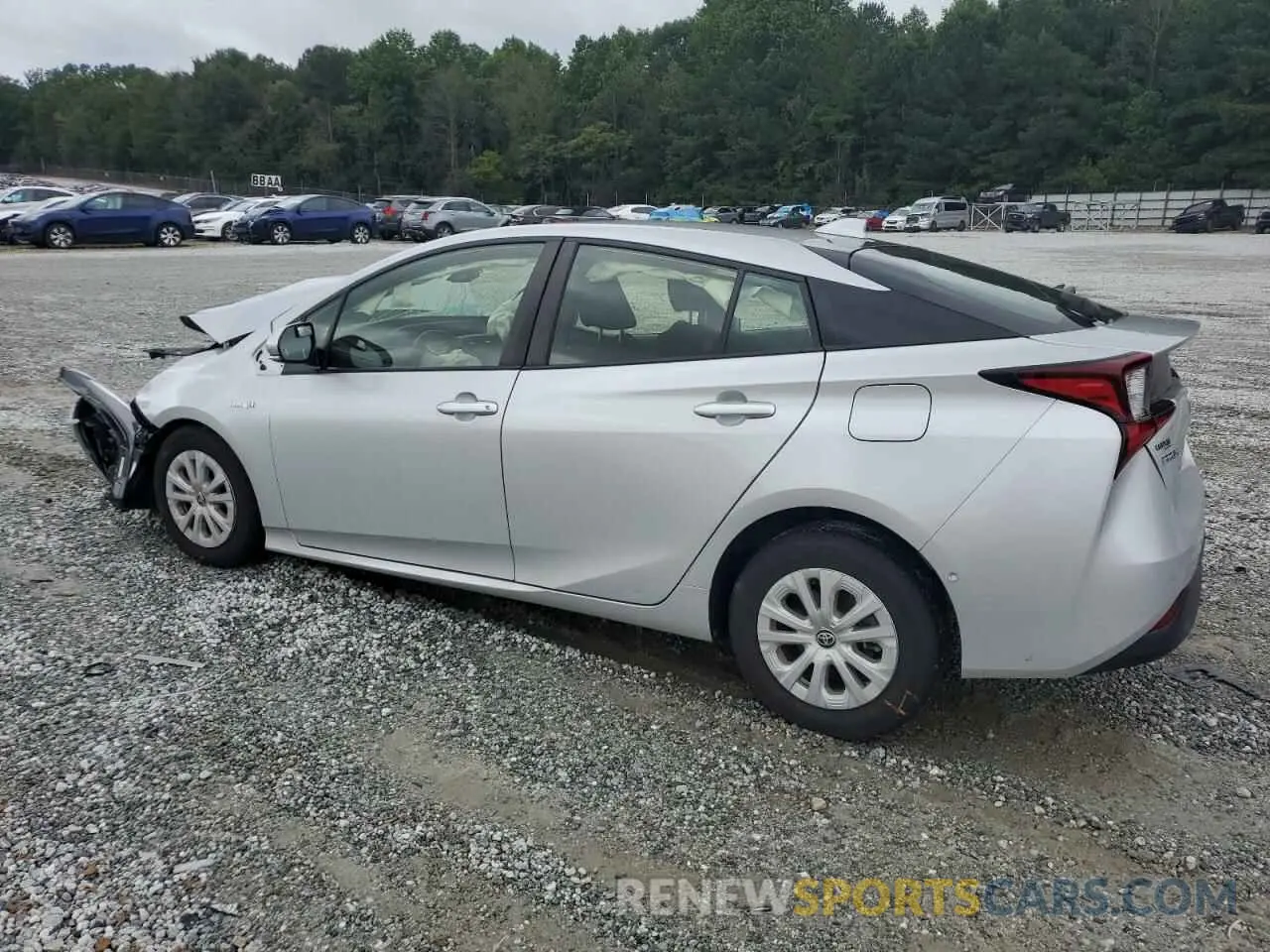 2 Фотография поврежденного автомобиля JTDKARFU7L3118070 TOYOTA PRIUS 2020