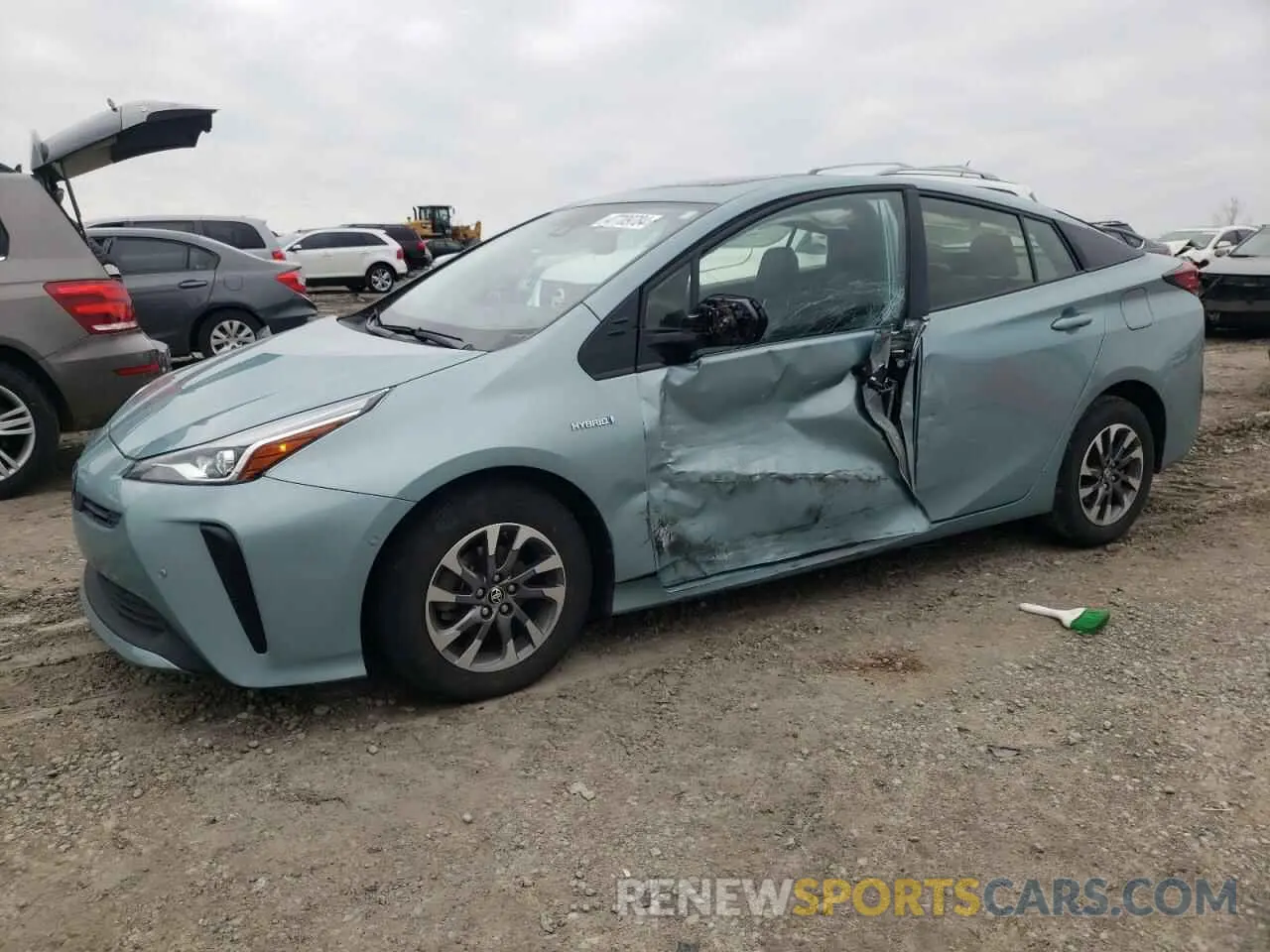 1 Фотография поврежденного автомобиля JTDKARFU8L3104405 TOYOTA PRIUS 2020