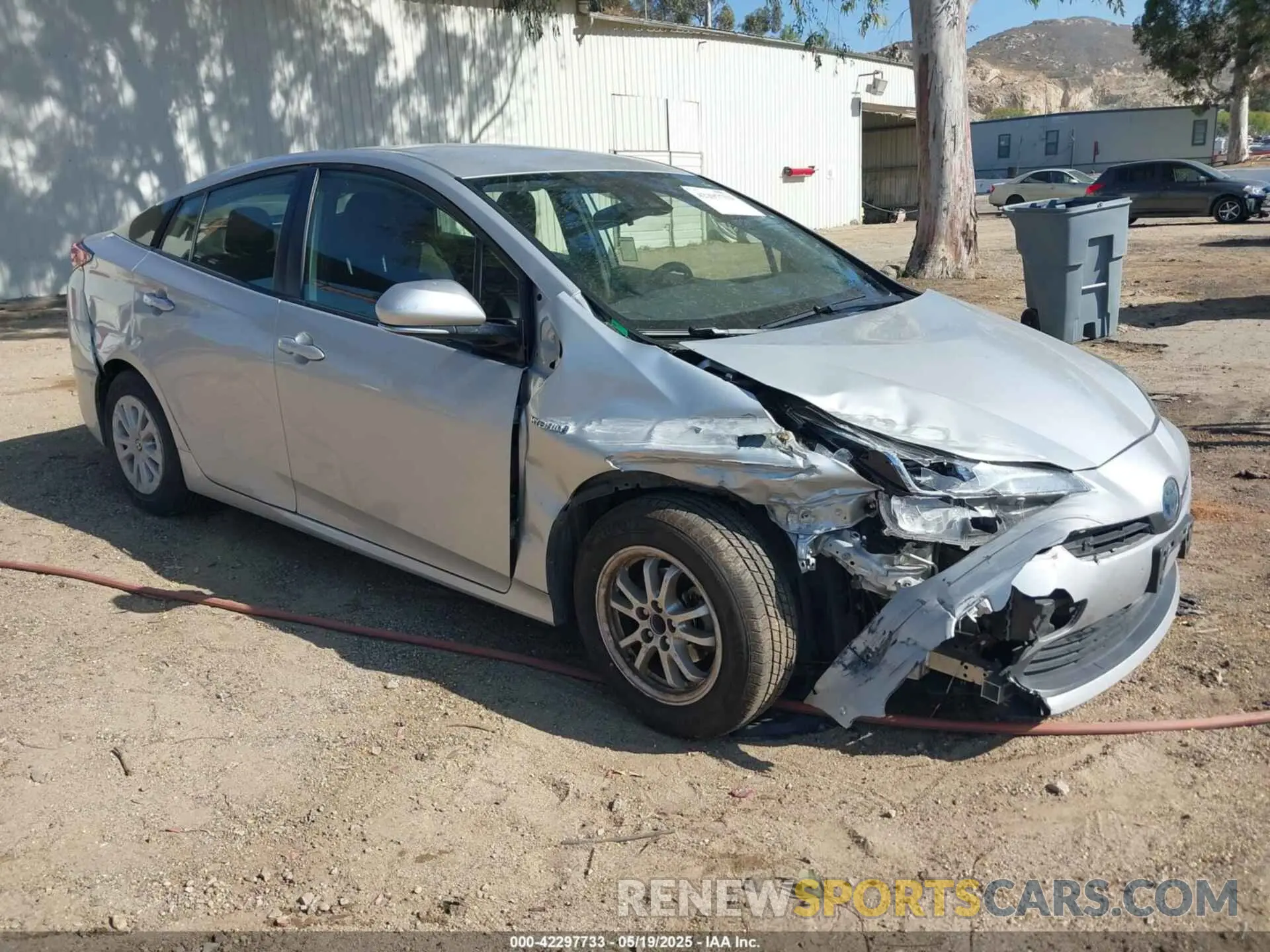 1 Photograph of a damaged car JTDKARFU8L3112245 TOYOTA PRIUS 2020
