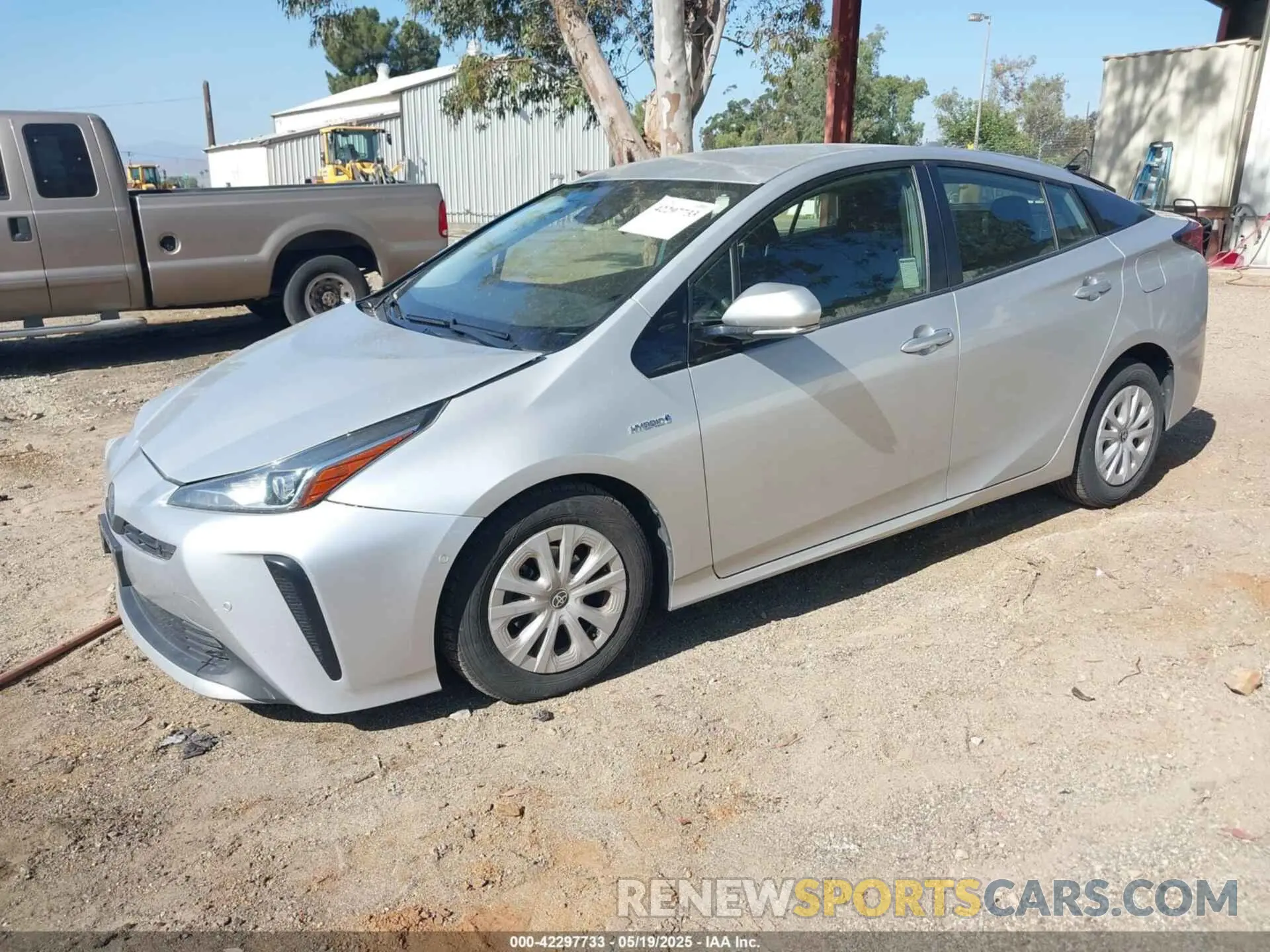 2 Photograph of a damaged car JTDKARFU8L3112245 TOYOTA PRIUS 2020