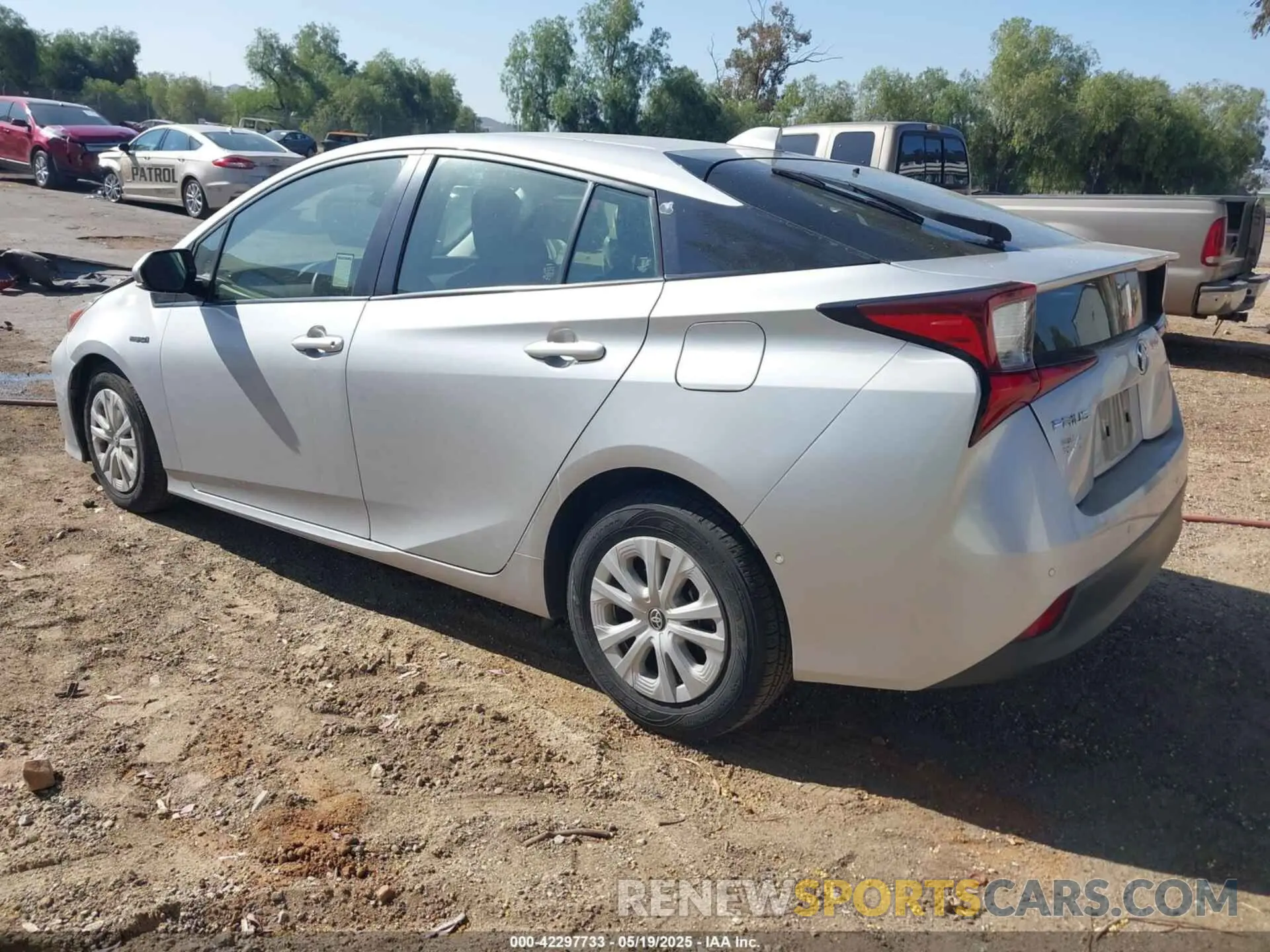 3 Photograph of a damaged car JTDKARFU8L3112245 TOYOTA PRIUS 2020