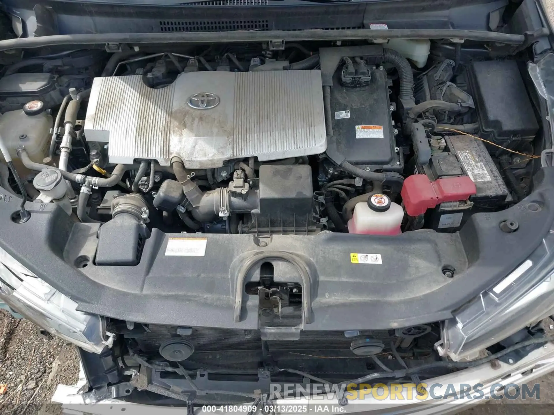 10 Photograph of a damaged car JTDKARFU8L3114786 TOYOTA PRIUS 2020
