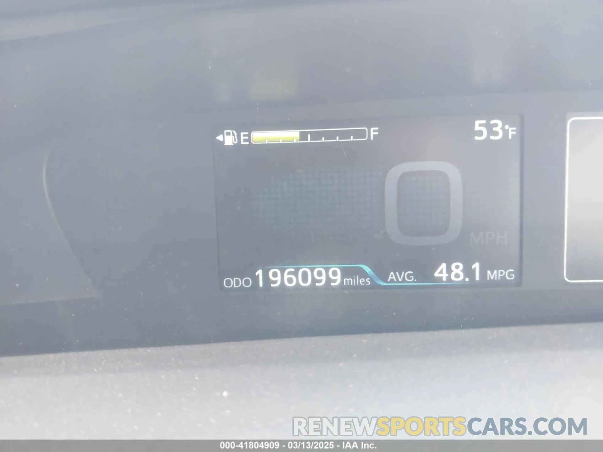 15 Photograph of a damaged car JTDKARFU8L3114786 TOYOTA PRIUS 2020