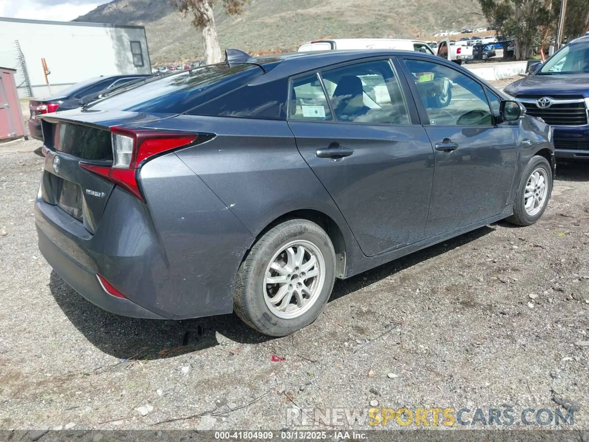 4 Photograph of a damaged car JTDKARFU8L3114786 TOYOTA PRIUS 2020