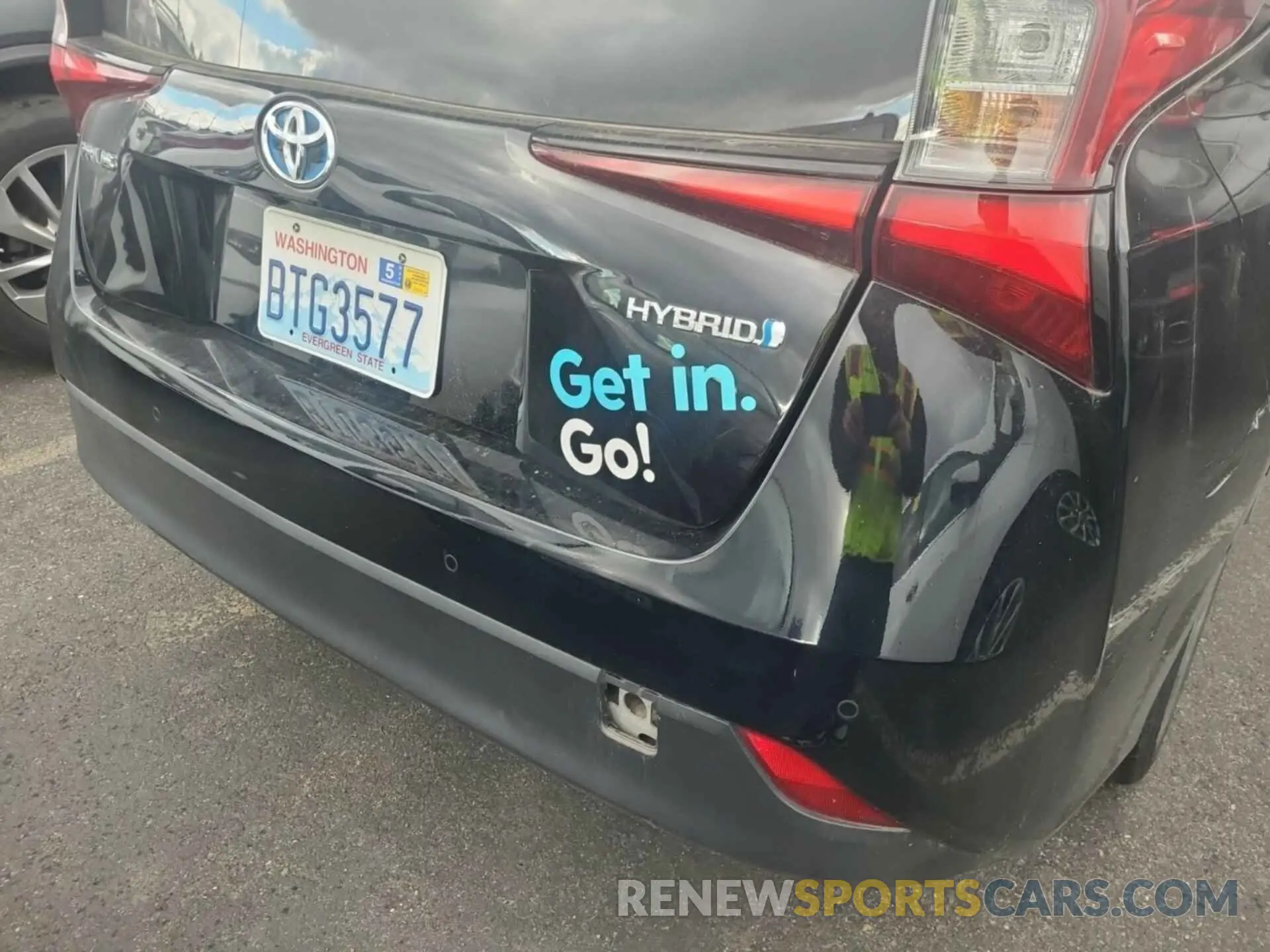 3 Photograph of a damaged car JTDKARFU8L3115419 TOYOTA PRIUS 2020