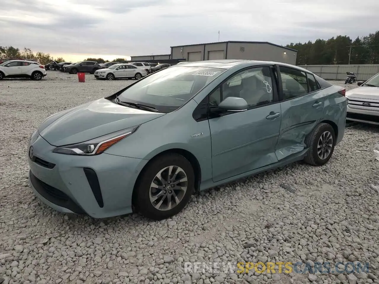 1 Photograph of a damaged car JTDKARFU8L3116957 TOYOTA PRIUS 2020