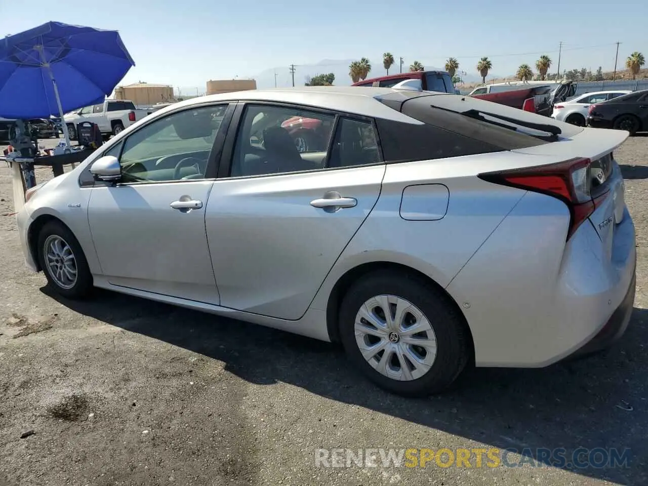 2 Фотография поврежденного автомобиля JTDKARFU9L3107880 TOYOTA PRIUS 2020