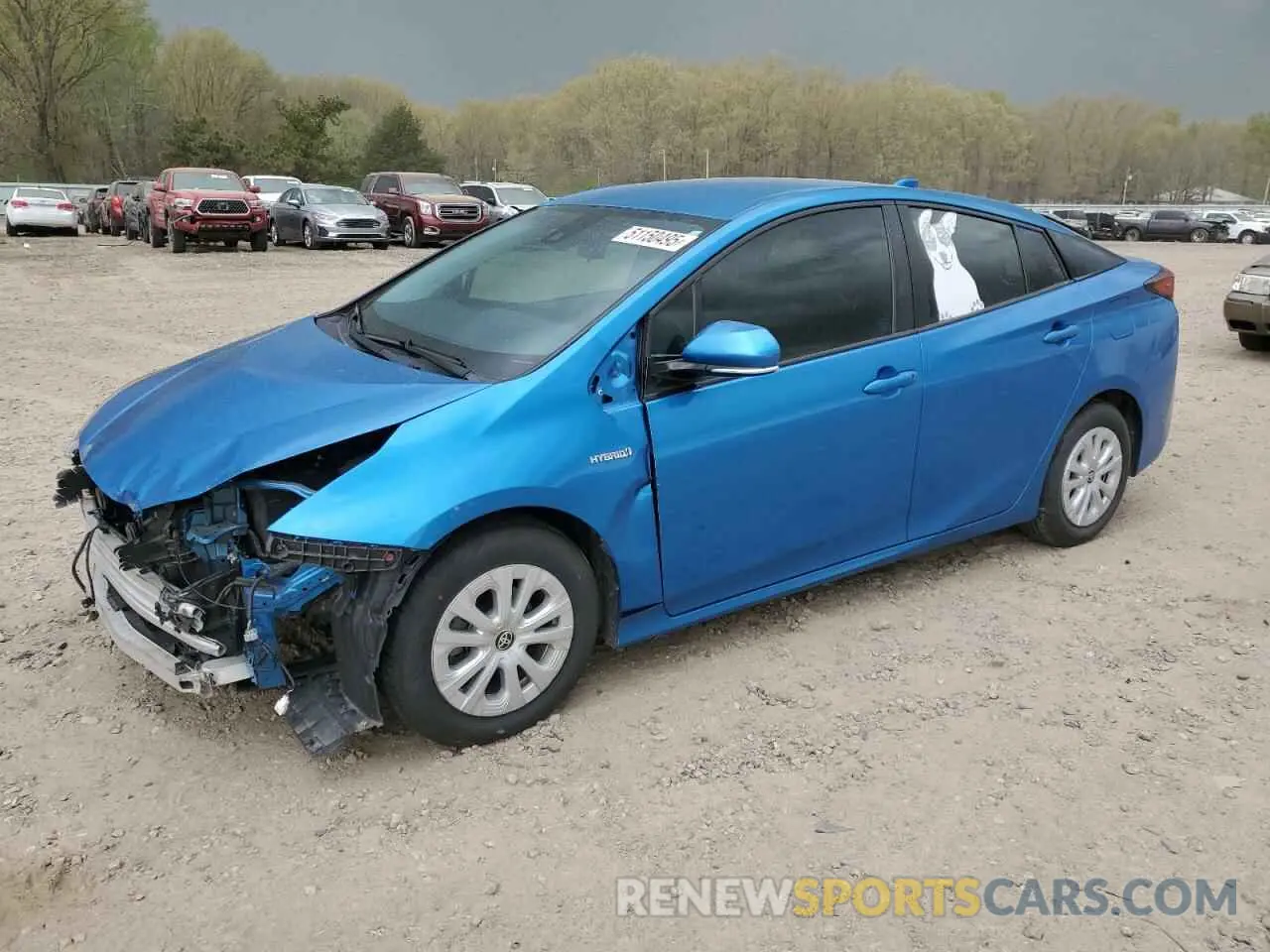 1 Photograph of a damaged car JTDKARFU9L3113937 TOYOTA PRIUS 2020