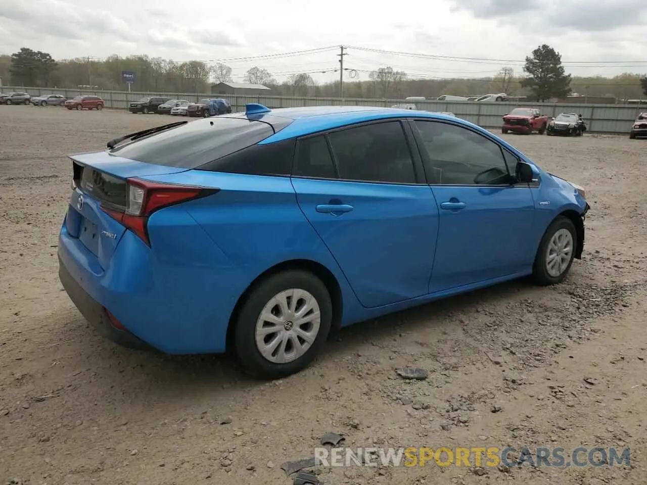 3 Photograph of a damaged car JTDKARFU9L3113937 TOYOTA PRIUS 2020