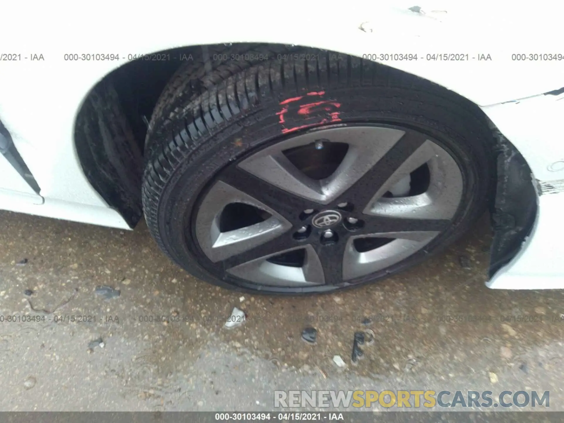 14 Photograph of a damaged car JTDKARFU9L3115221 TOYOTA PRIUS 2020