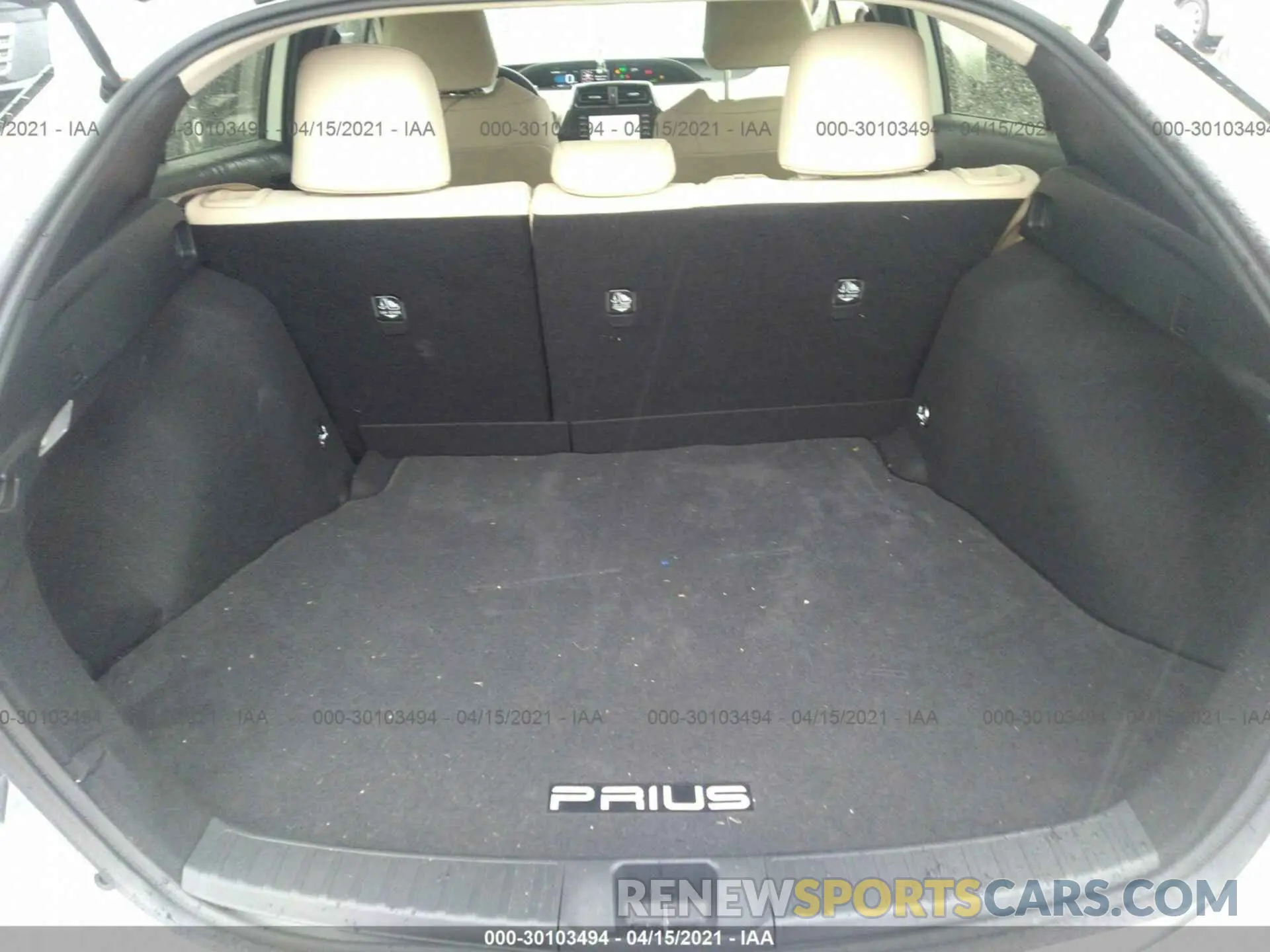 8 Photograph of a damaged car JTDKARFU9L3115221 TOYOTA PRIUS 2020