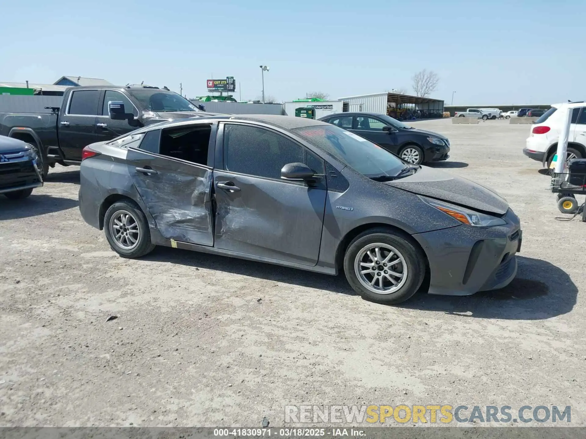 13 Photograph of a damaged car JTDKARFU9L3119401 TOYOTA PRIUS 2020