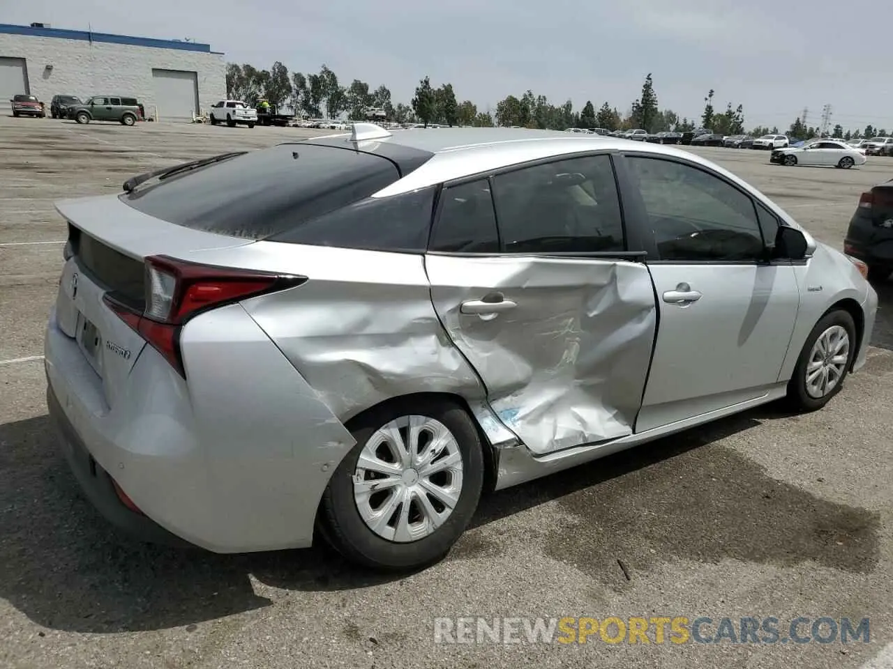 3 Photograph of a damaged car JTDKARFUXL3102994 TOYOTA PRIUS 2020