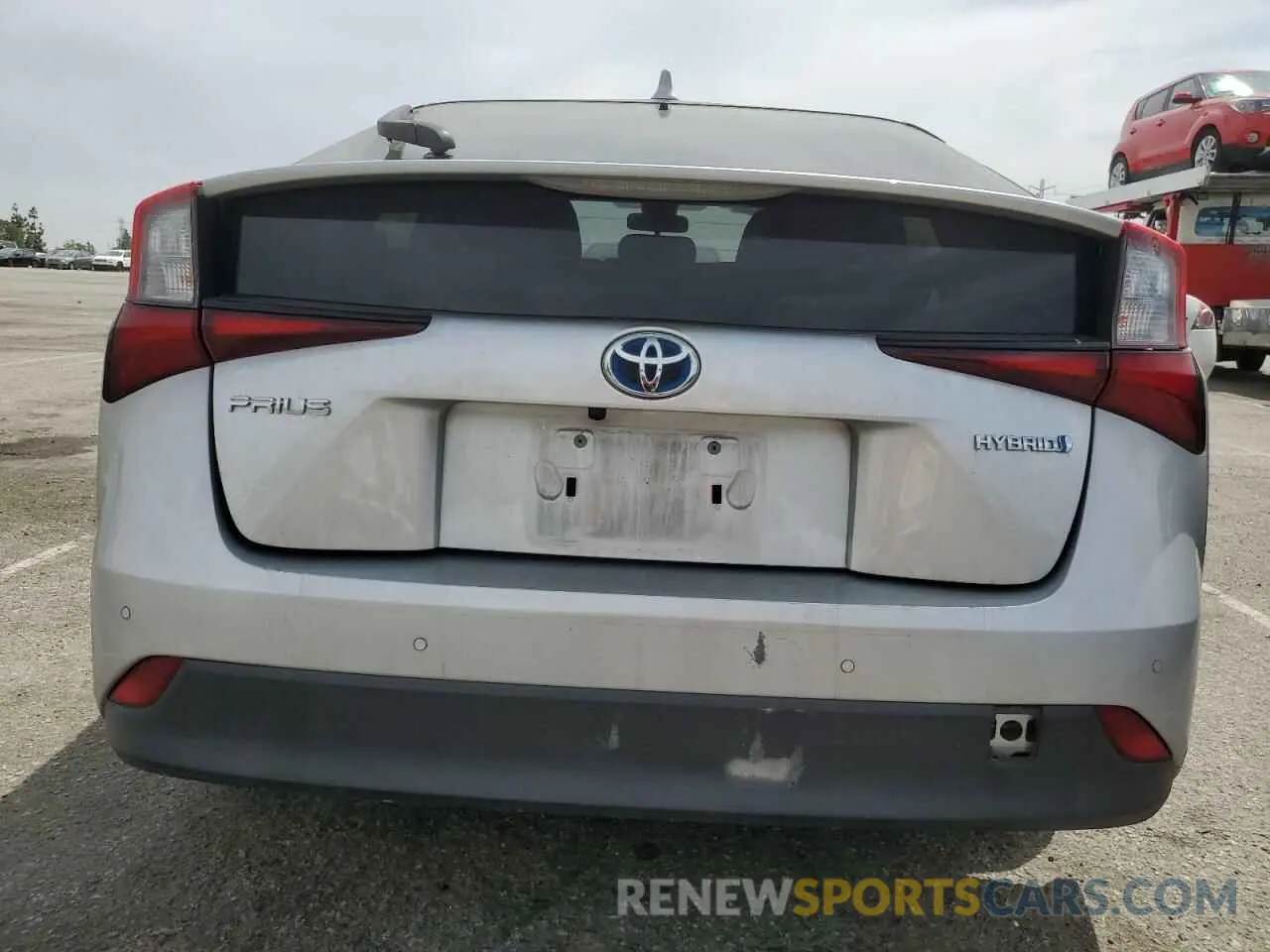 6 Photograph of a damaged car JTDKARFUXL3102994 TOYOTA PRIUS 2020