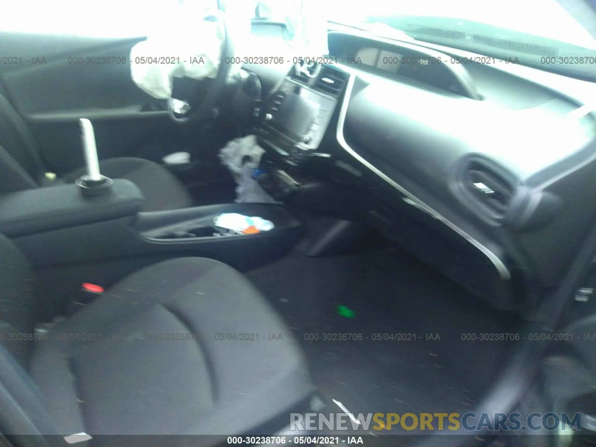 5 Photograph of a damaged car JTDKARFUXL3114224 TOYOTA PRIUS 2020
