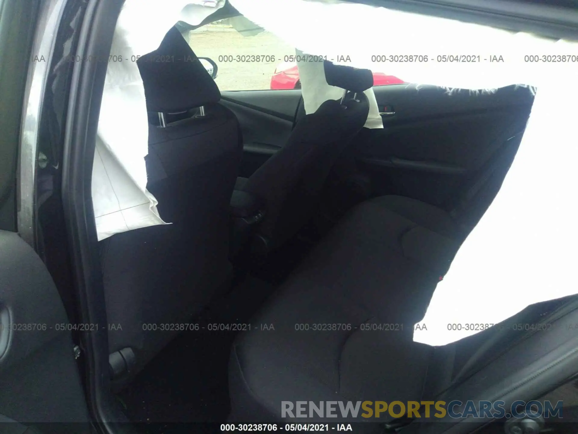 8 Photograph of a damaged car JTDKARFUXL3114224 TOYOTA PRIUS 2020