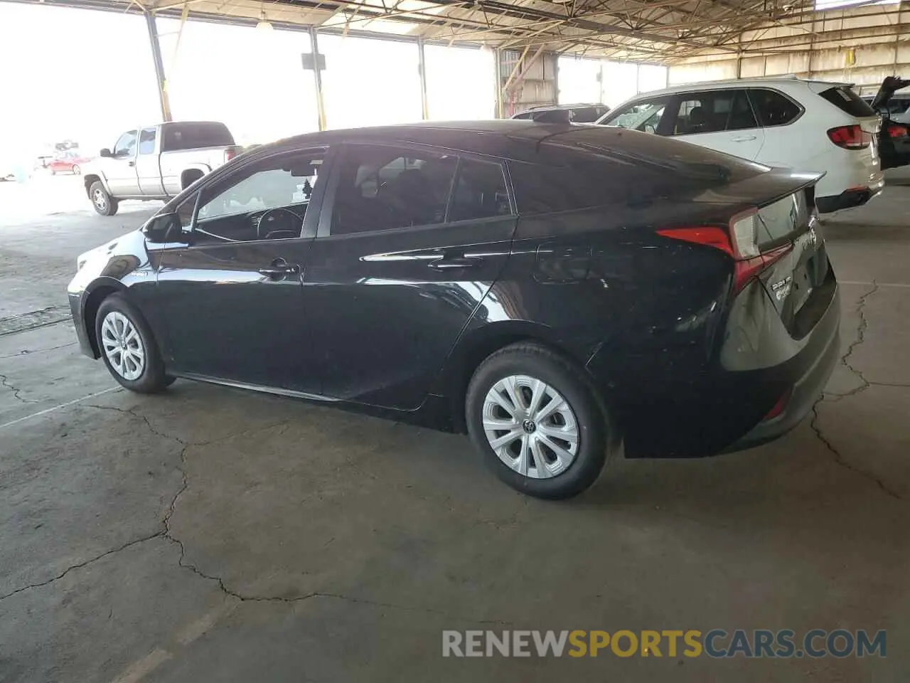 2 Фотография поврежденного автомобиля JTDKARFUXL3118256 TOYOTA PRIUS 2020