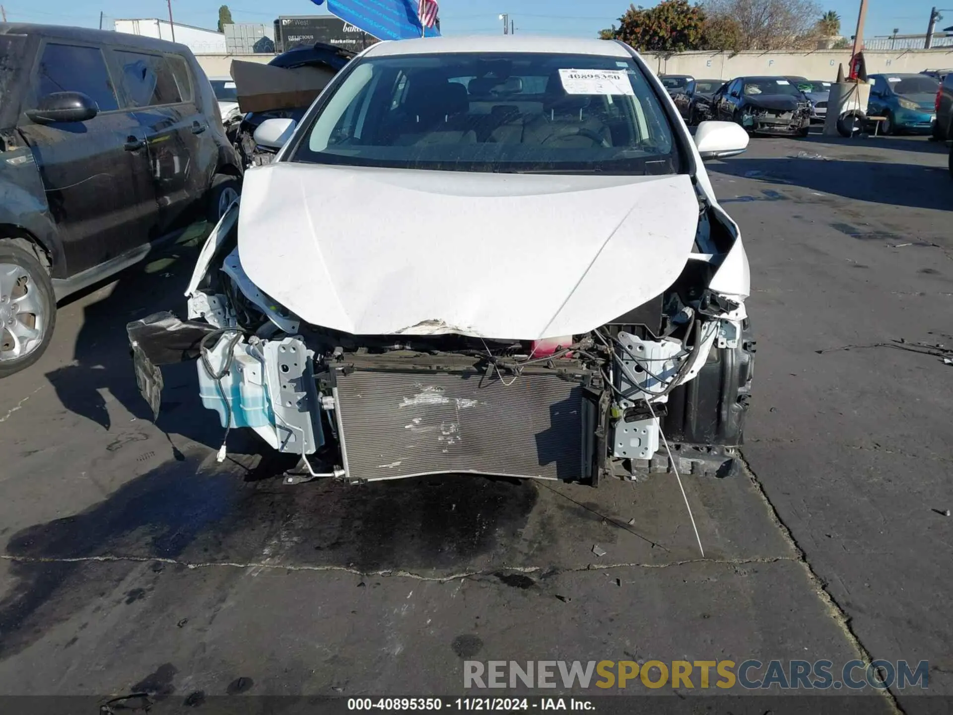 6 Photograph of a damaged car JTDKARFUXL3120301 TOYOTA PRIUS 2020