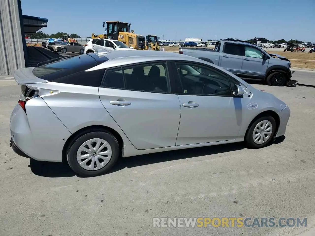 3 Фотография поврежденного автомобиля JTDKARFUXL3120671 TOYOTA PRIUS 2020