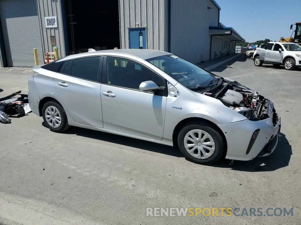 4 Фотография поврежденного автомобиля JTDKARFUXL3120671 TOYOTA PRIUS 2020